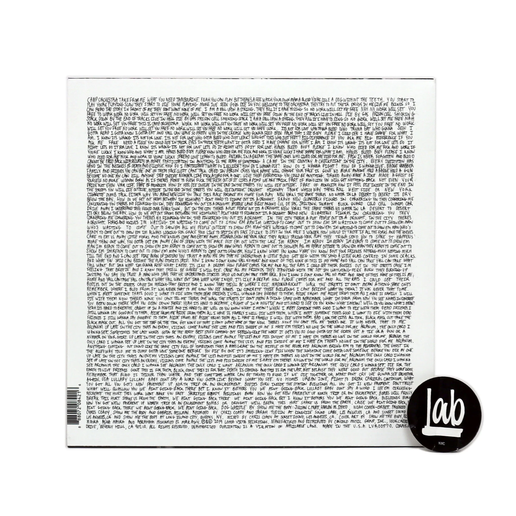 Show Me The Body: Dog Whistle Vinyl LP - Image 2
