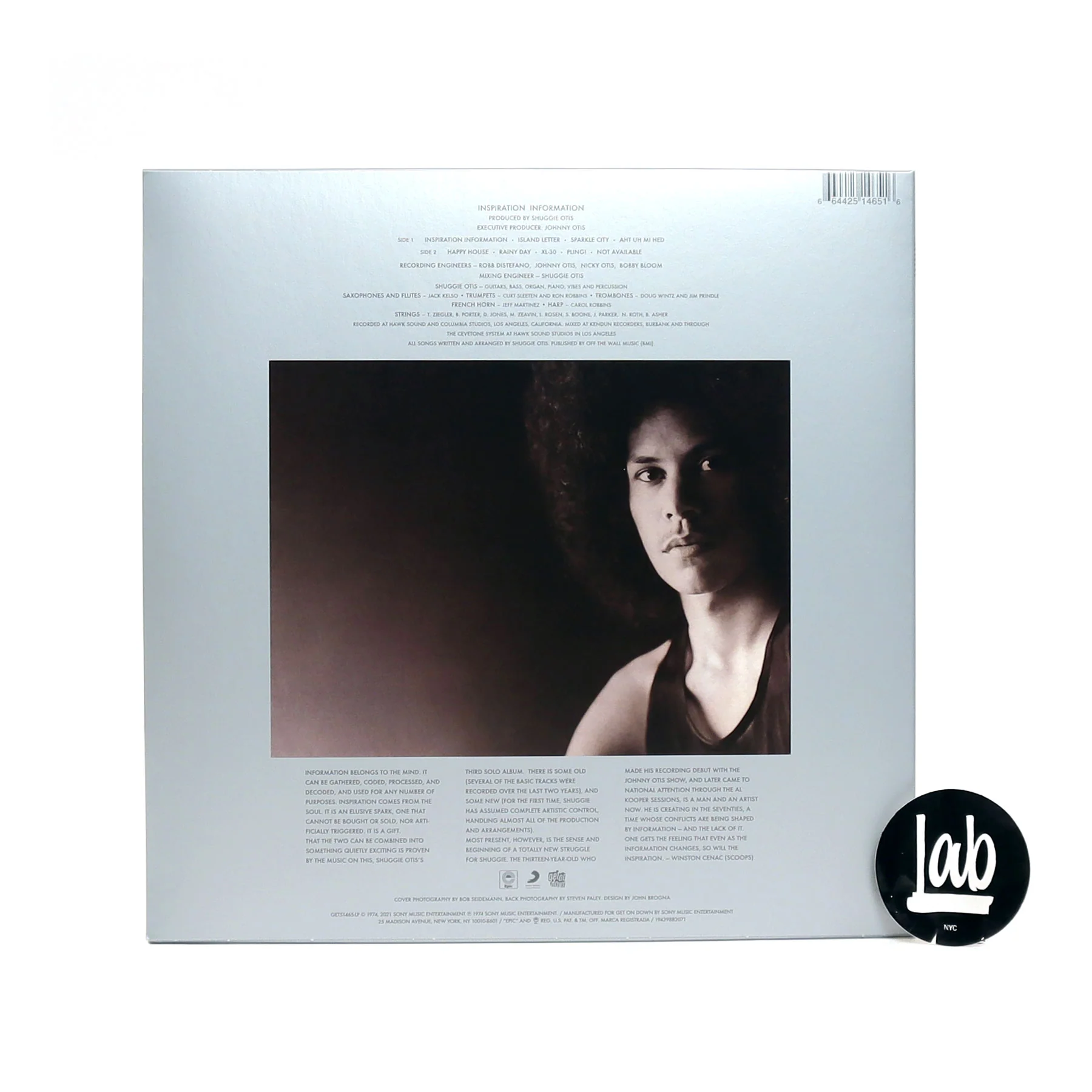 Shuggie Otis: Inspiration Information (Colored Vinyl) Vinyl LP - Image 3