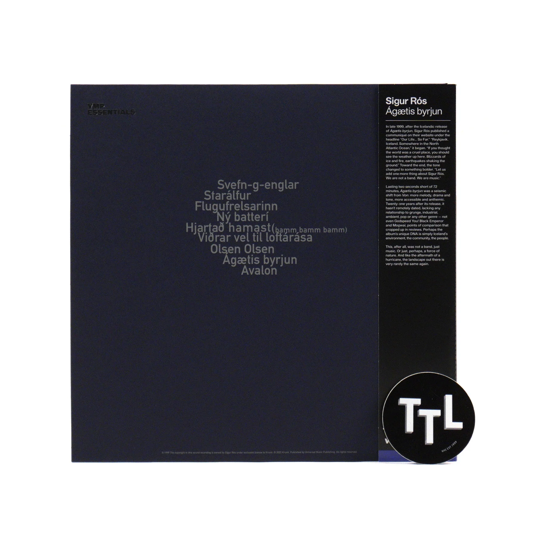 Sigur Ros: Agaetis Byrjun (Colored Vinyl) Vinyl 2LP - Image 3