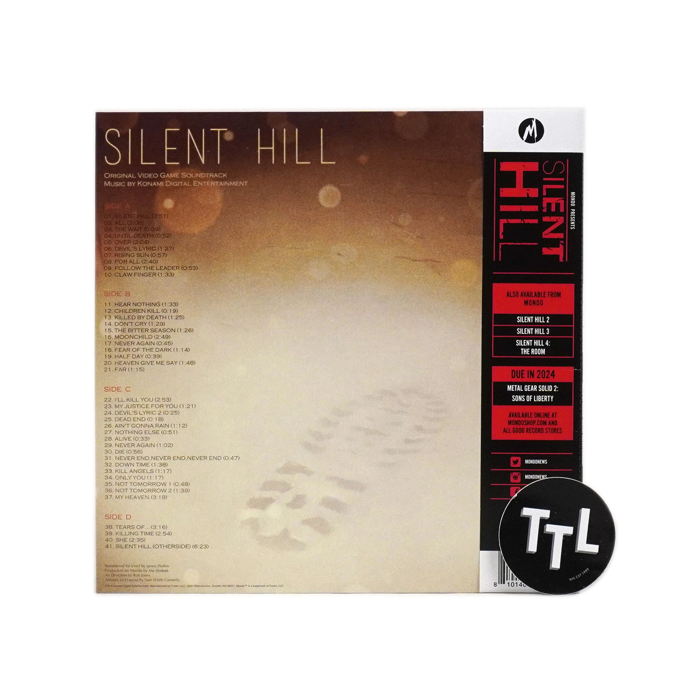 Akira Yamaoka: Silent Hill Soundtrack (Colored Vinyl) Vinyl 2LP - Image 3