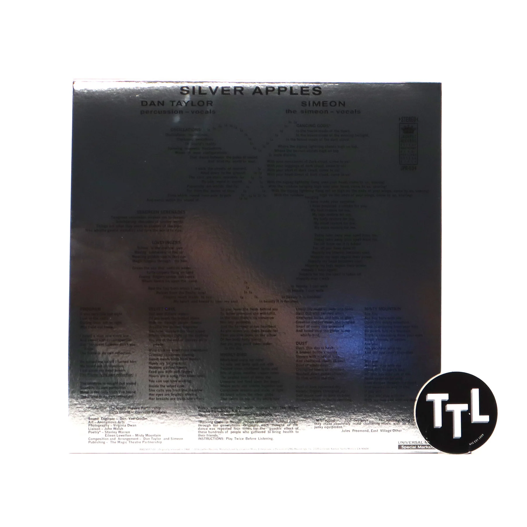 Silver Apples: Silver Apples (Smoke Colored Vinyl) Vinyl LP - Image 3