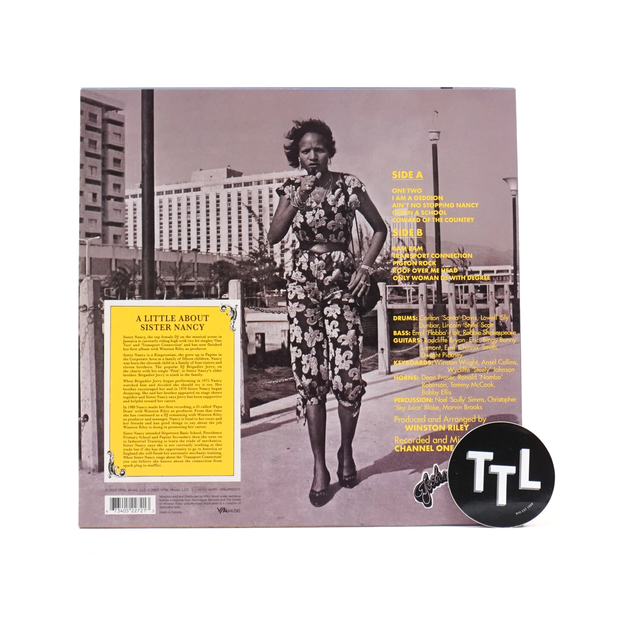 Sister Nancy: One Two Vinyl LP - Image 3