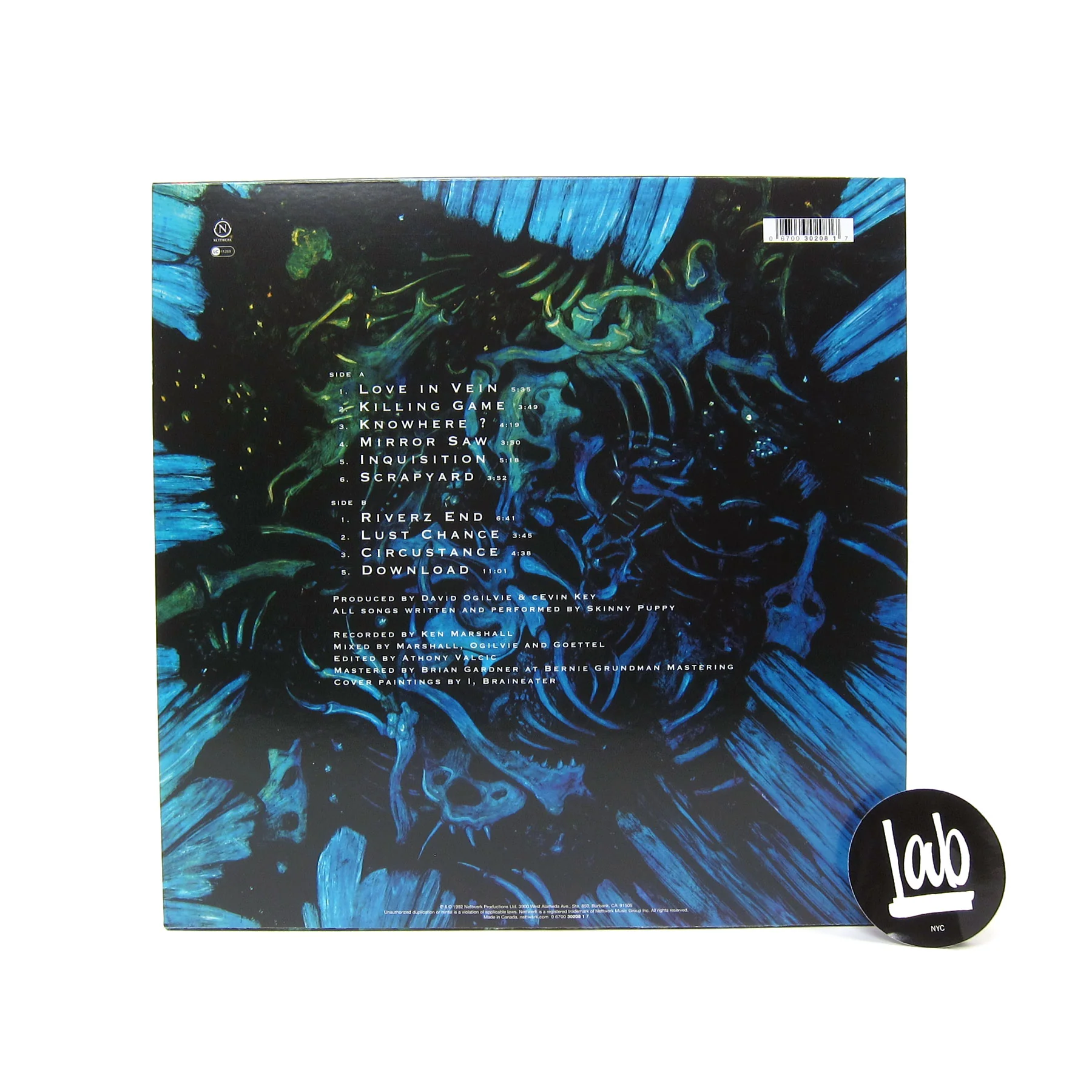 Skinny Puppy: Last Rights Vinyl LP - Image 2