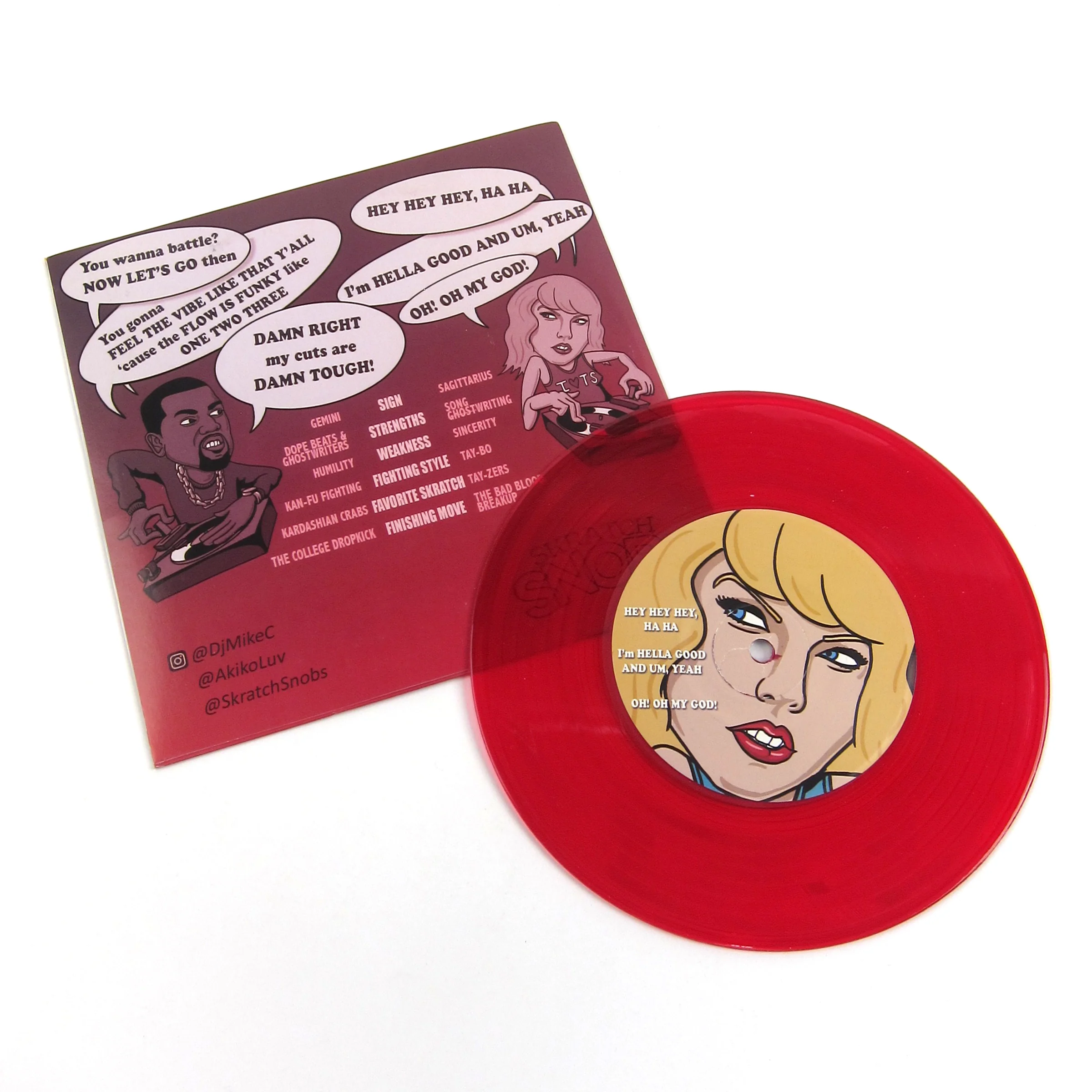 Skratch Snobs: Ye vs. Tay (Colored Vinyl) Vinyl 7" - Image 2