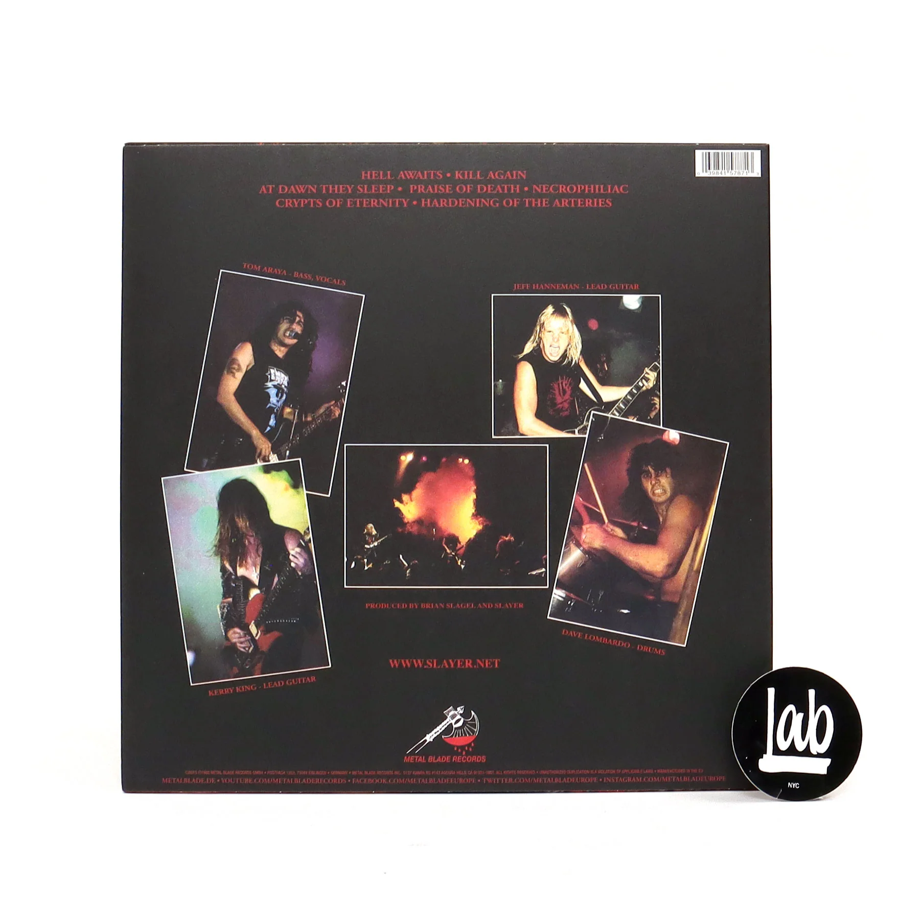 Slayer: Hell Awaits (Colored Vinyl) Vinyl LP - Image 3