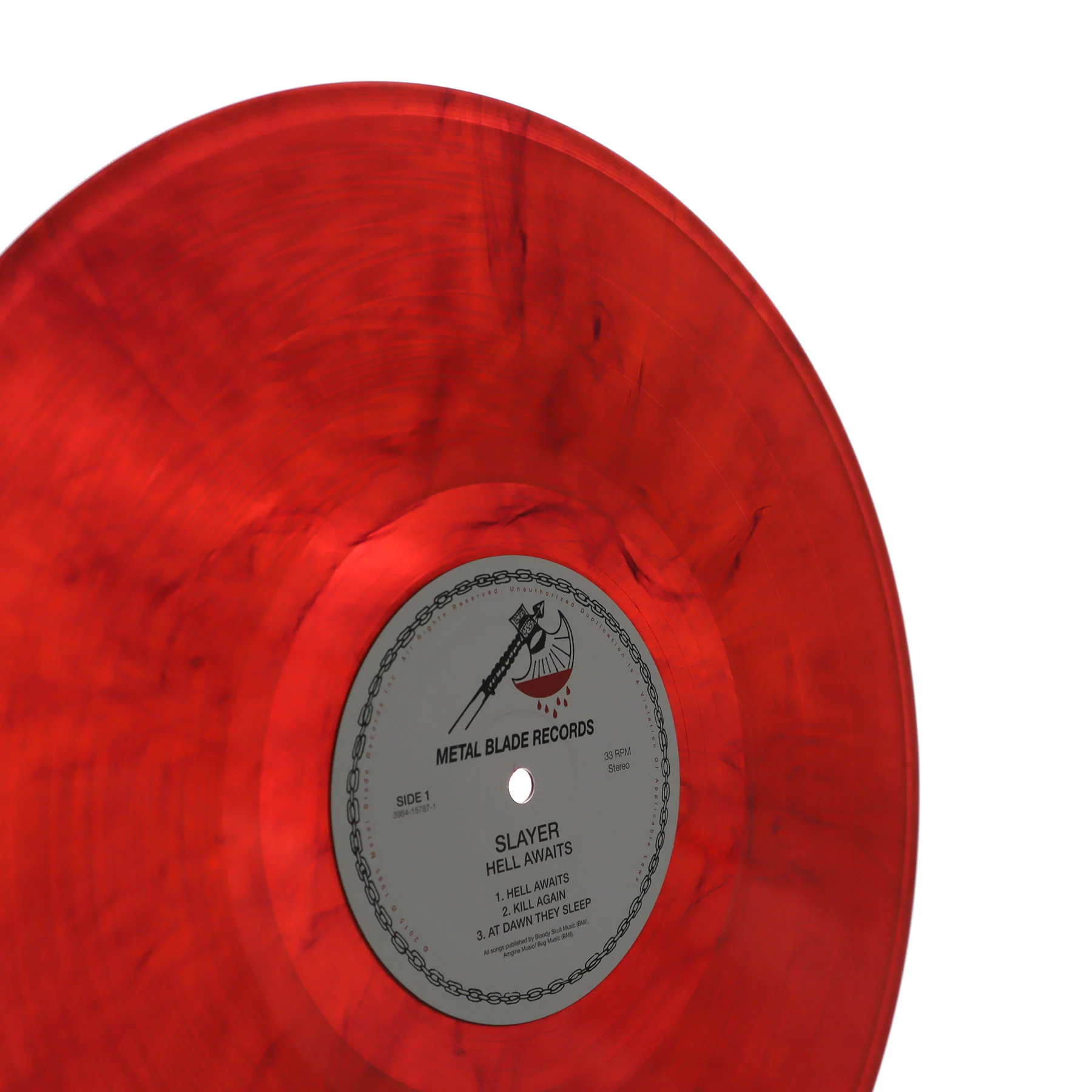 Slayer: Hell Awaits (Red Marbled Colored Vinyl) Vinyl LP - Image 2