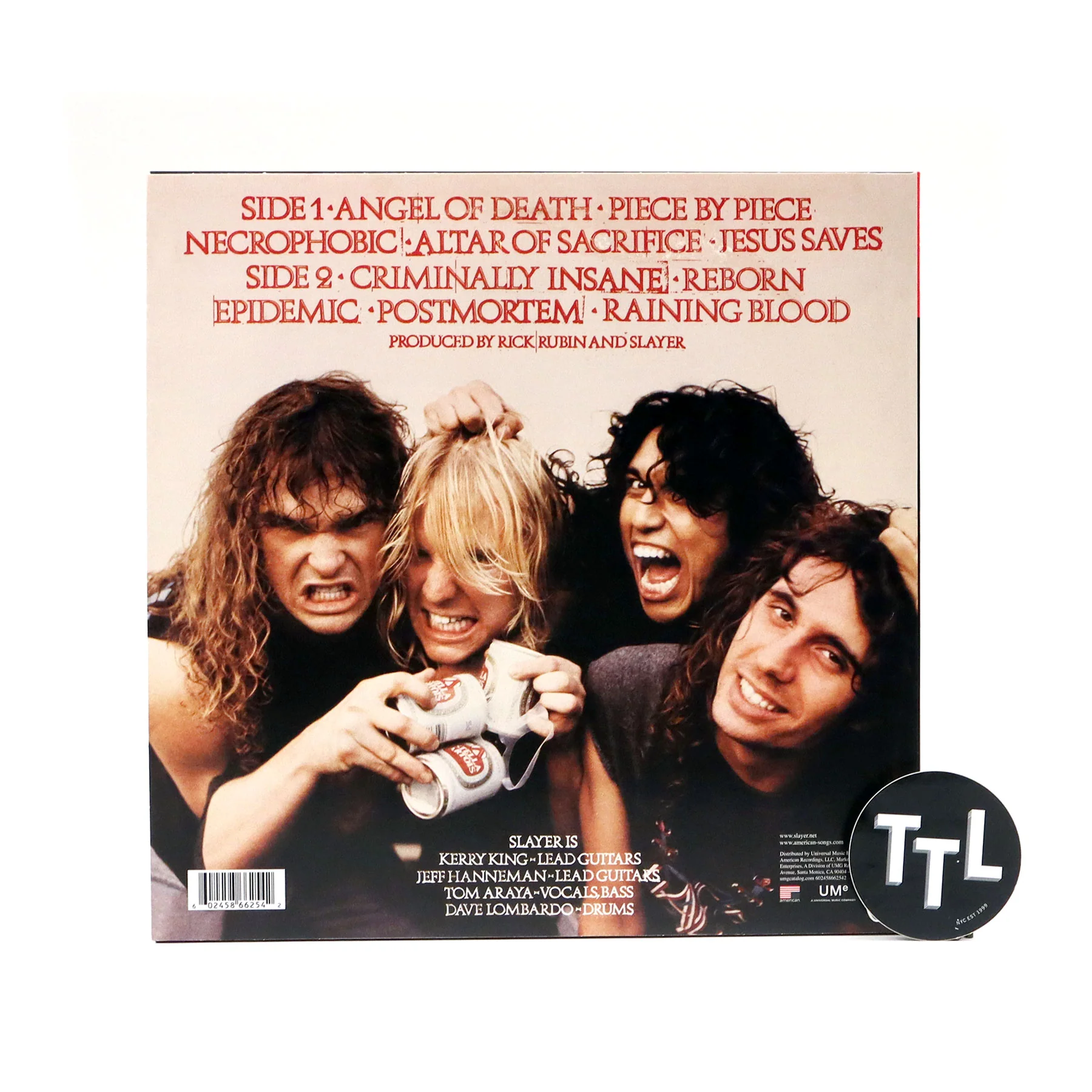 Slayer: Reign In Blood (Indie Exclusive Colored Vinyl) Vinyl LP - Image 3