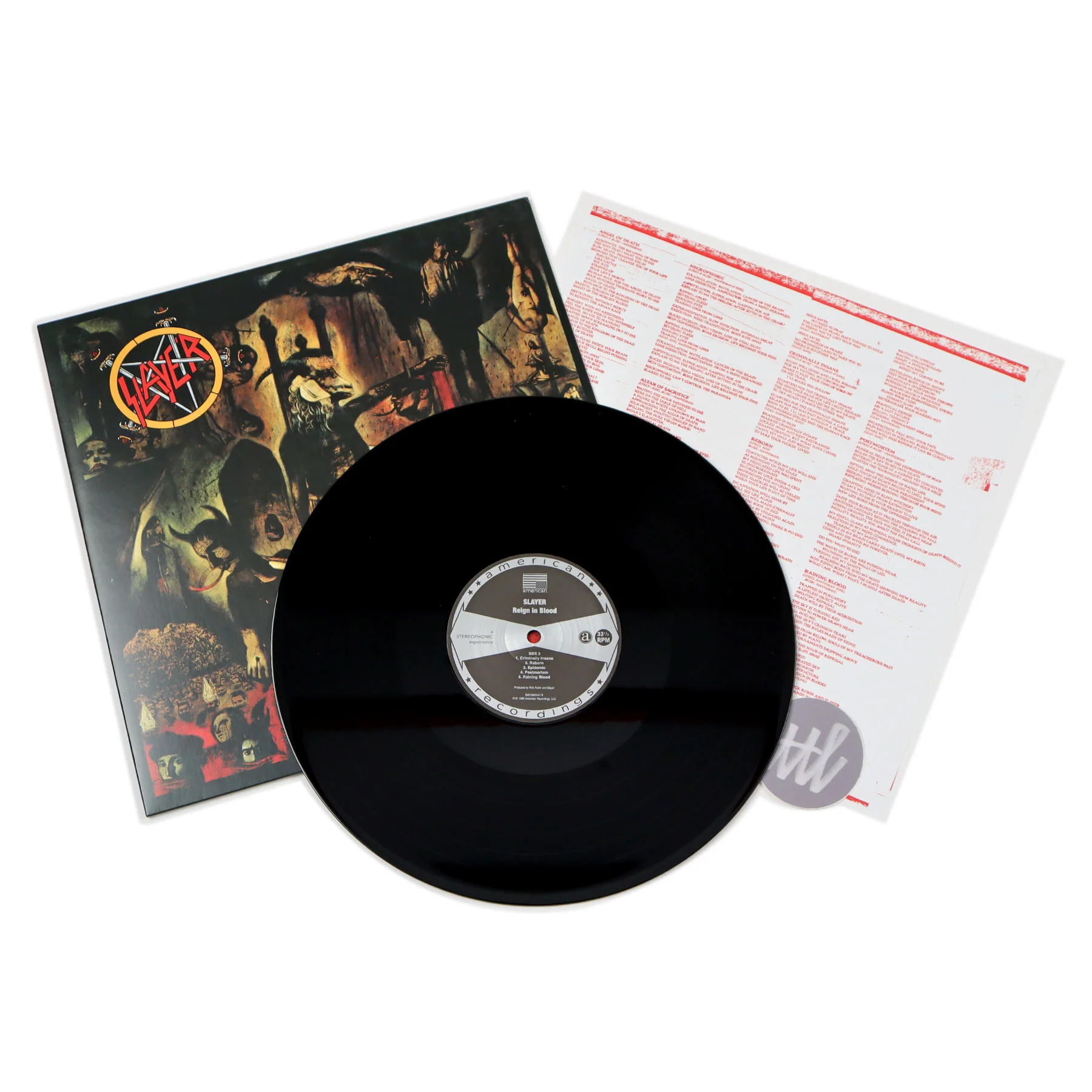 Slayer: Reign In Blood (180g) Vinyl LP - Image 2