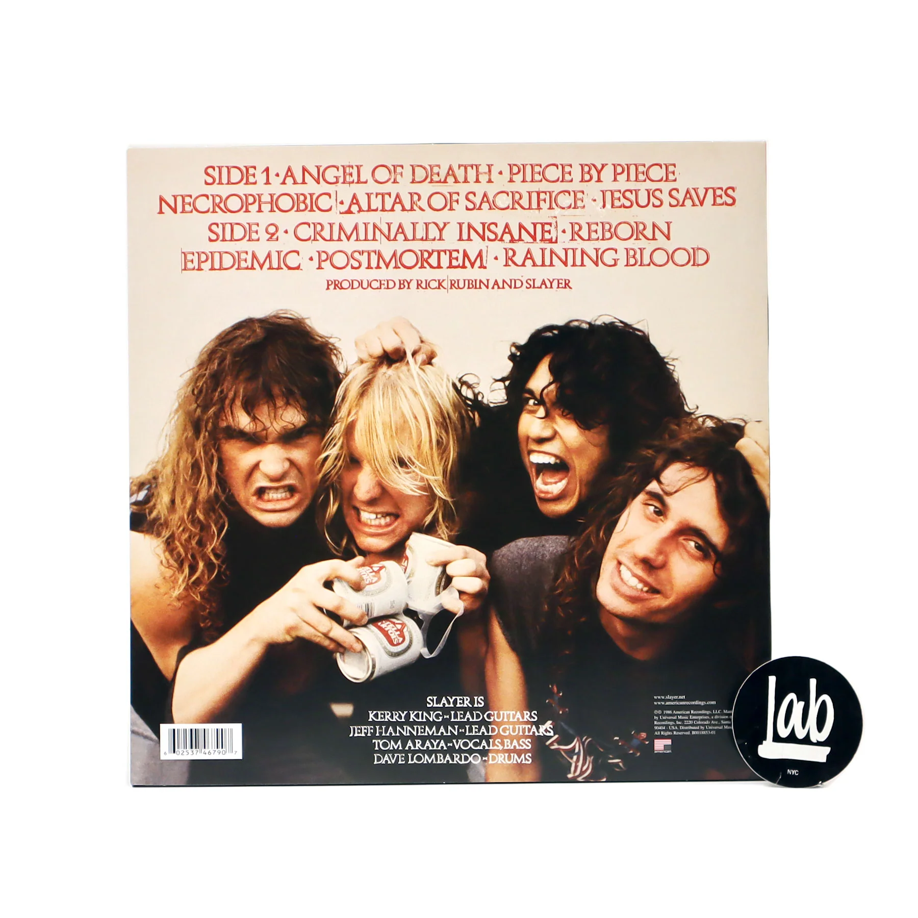 Slayer: Reign In Blood (180g) Vinyl LP - Image 3