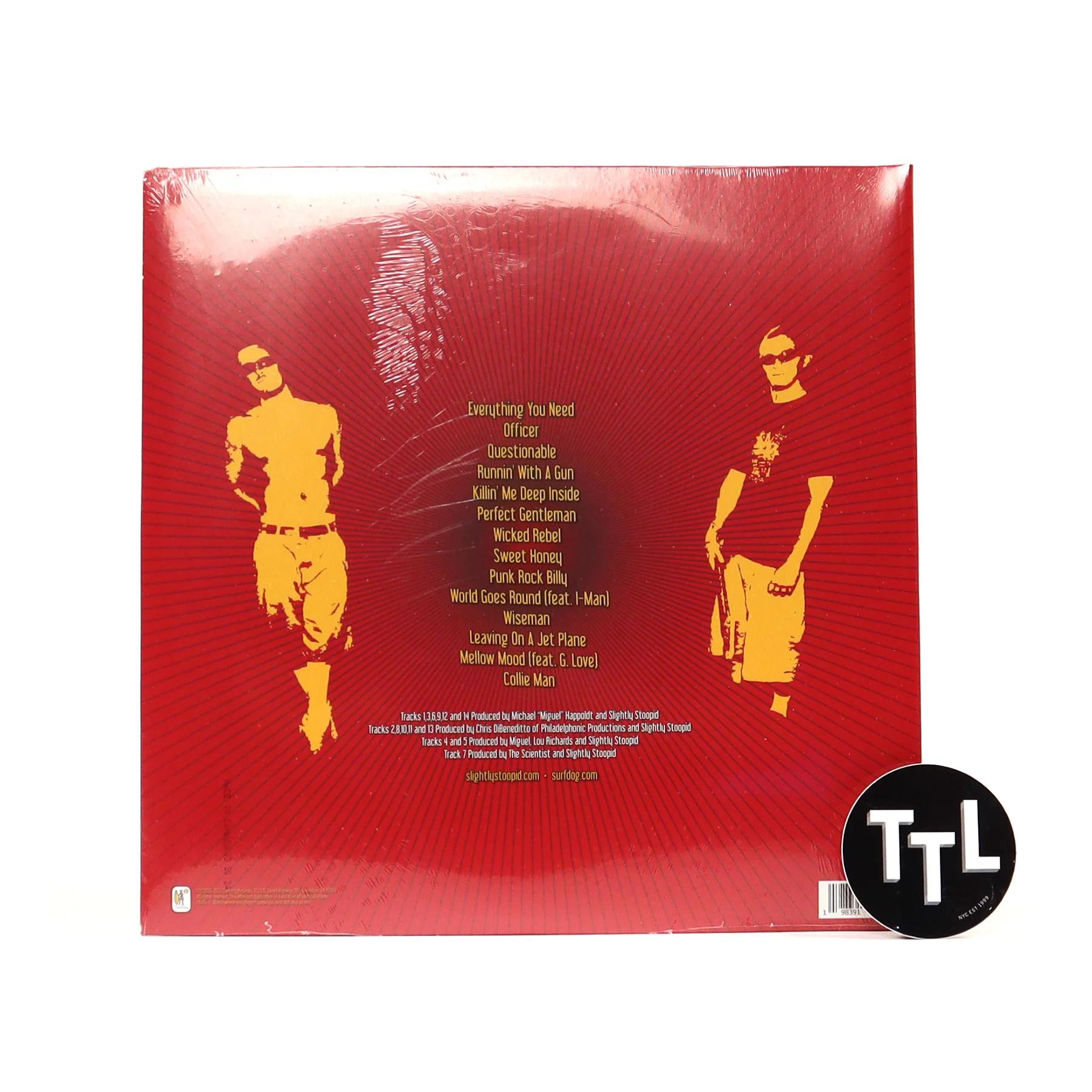 Slightly Stoopid: Everything You Need LP (Orange Galaxy Colored Vinyl) Vinyl LP - Image 3