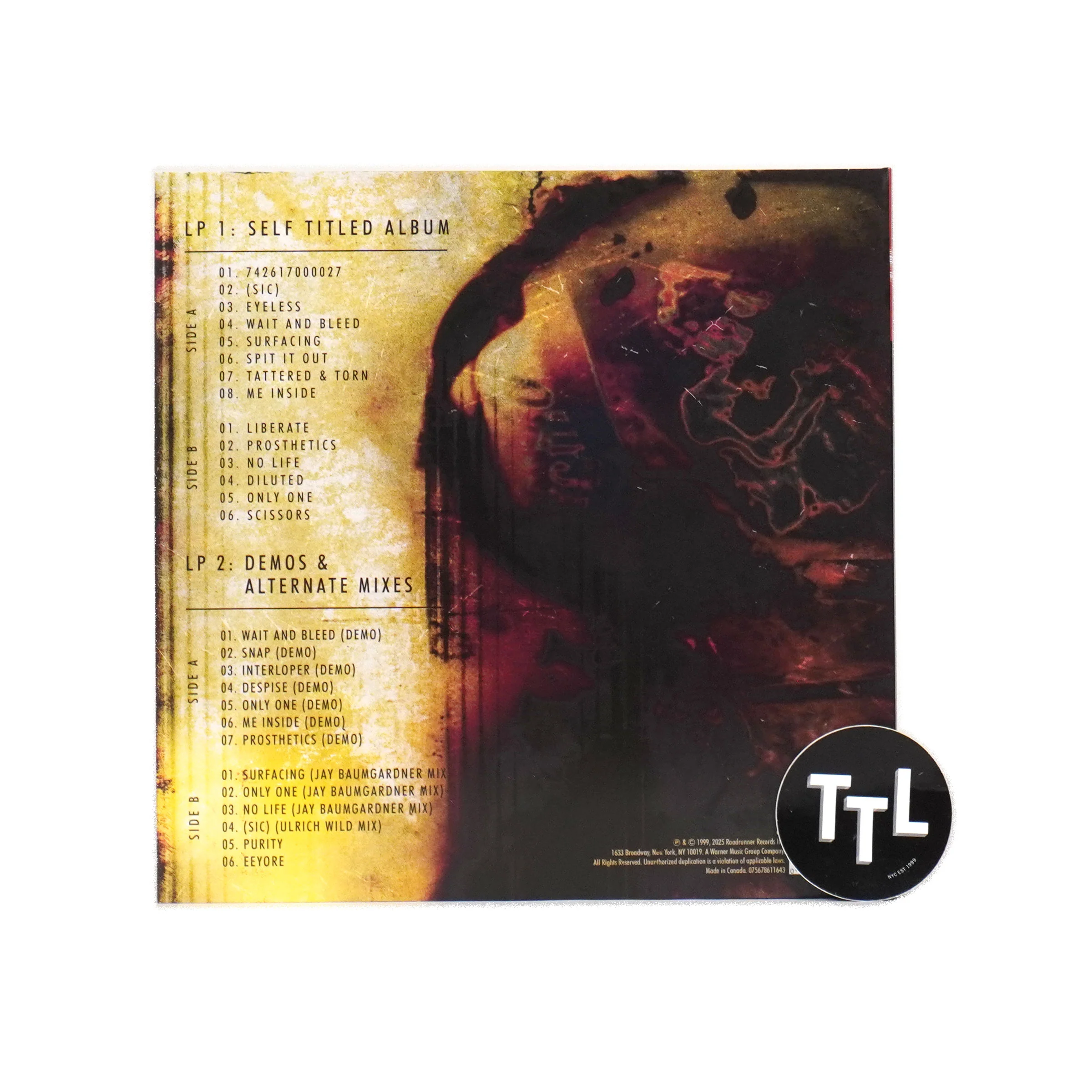 Slipknot: Slipknot - 25th Anniversary Edition (Colored Vinyl) Vinyl 2LP - Image 3