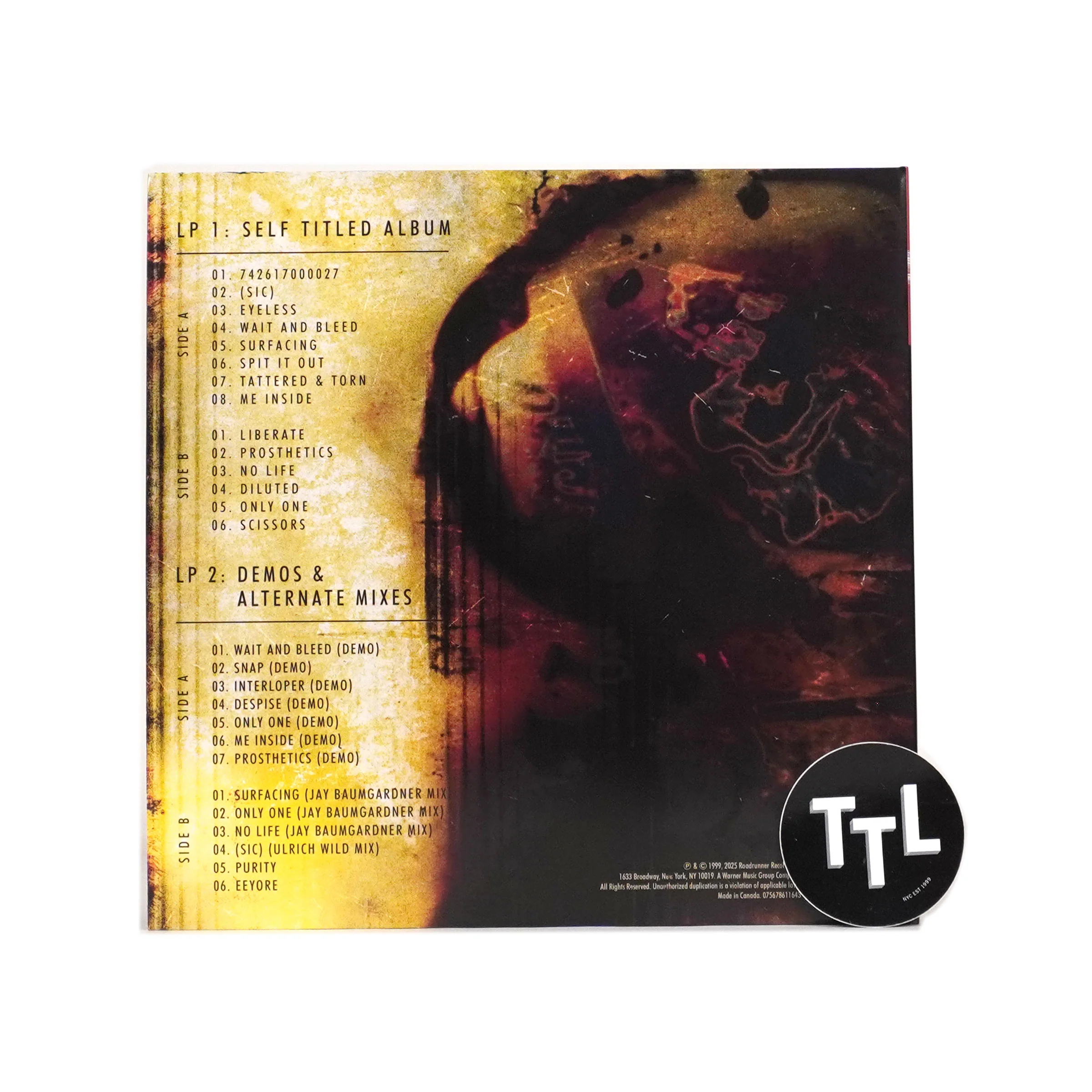 Slipknot: Slipknot - 25th Anniversary Edition Vinyl 2LP - Image 3