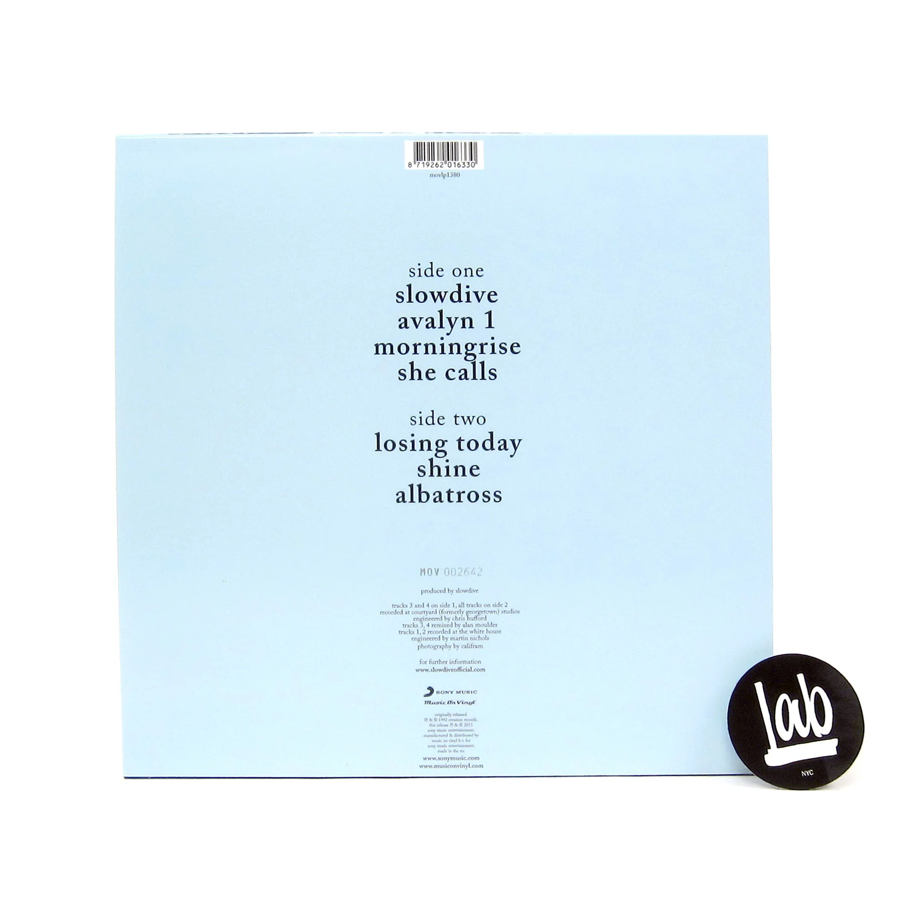 Slowdive: Blue Day (Music On Vinyl 180g Colored Vinyl) Vinyl LP - Image 2