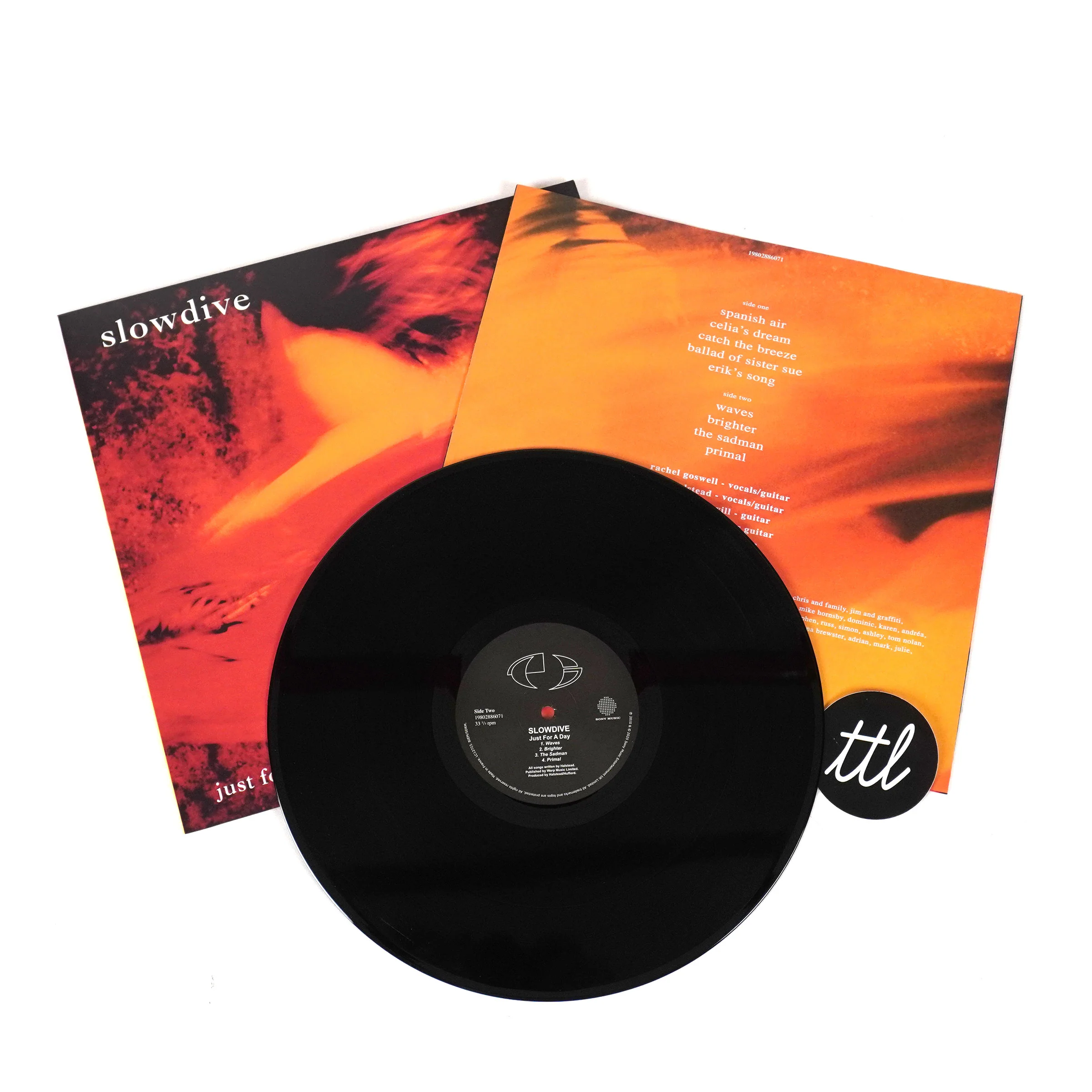 Slowdive: Just For A Day Vinyl LP - Image 2