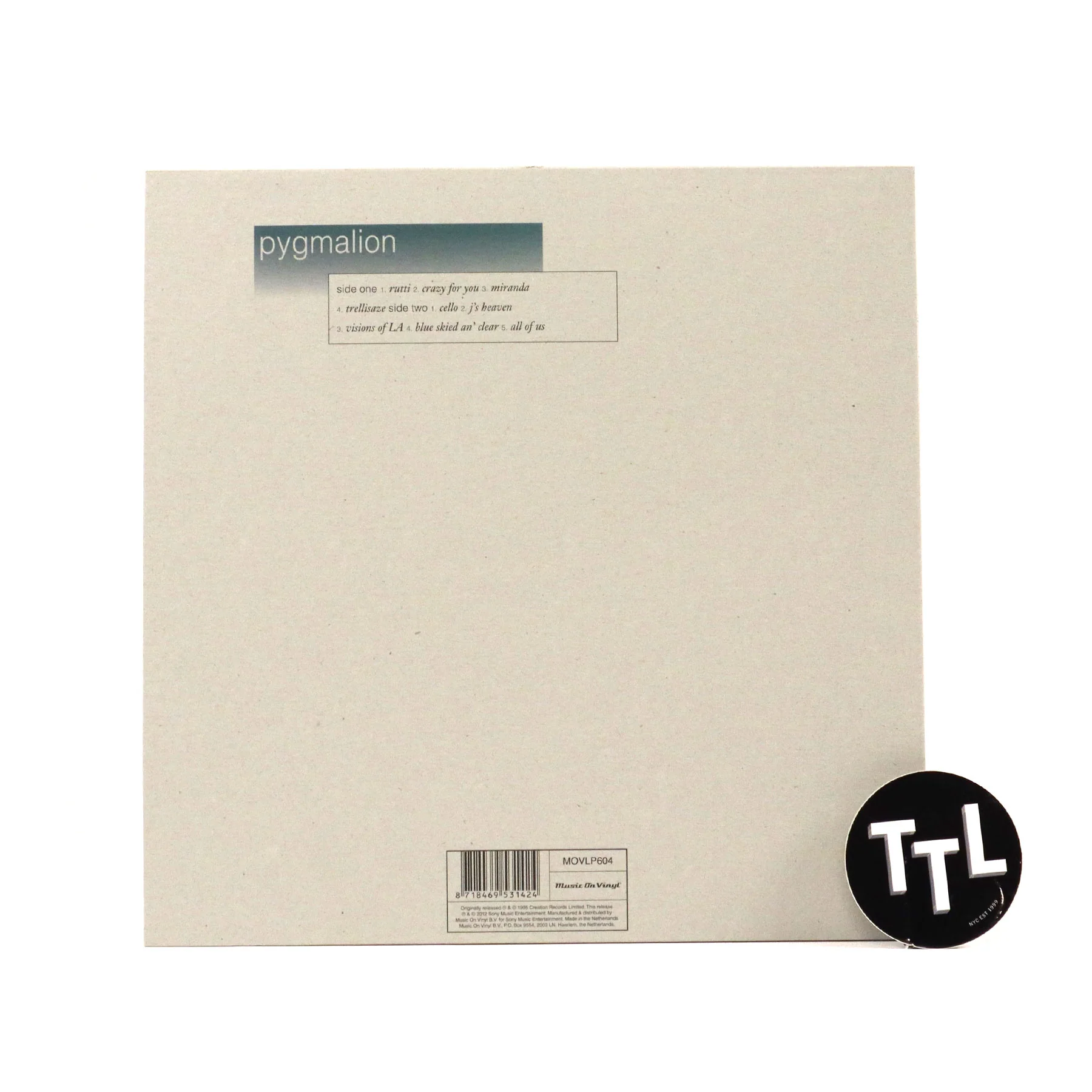 Slowdive: Pygmalion (Music On Vinyl 180g) Vinyl LP - Image 3