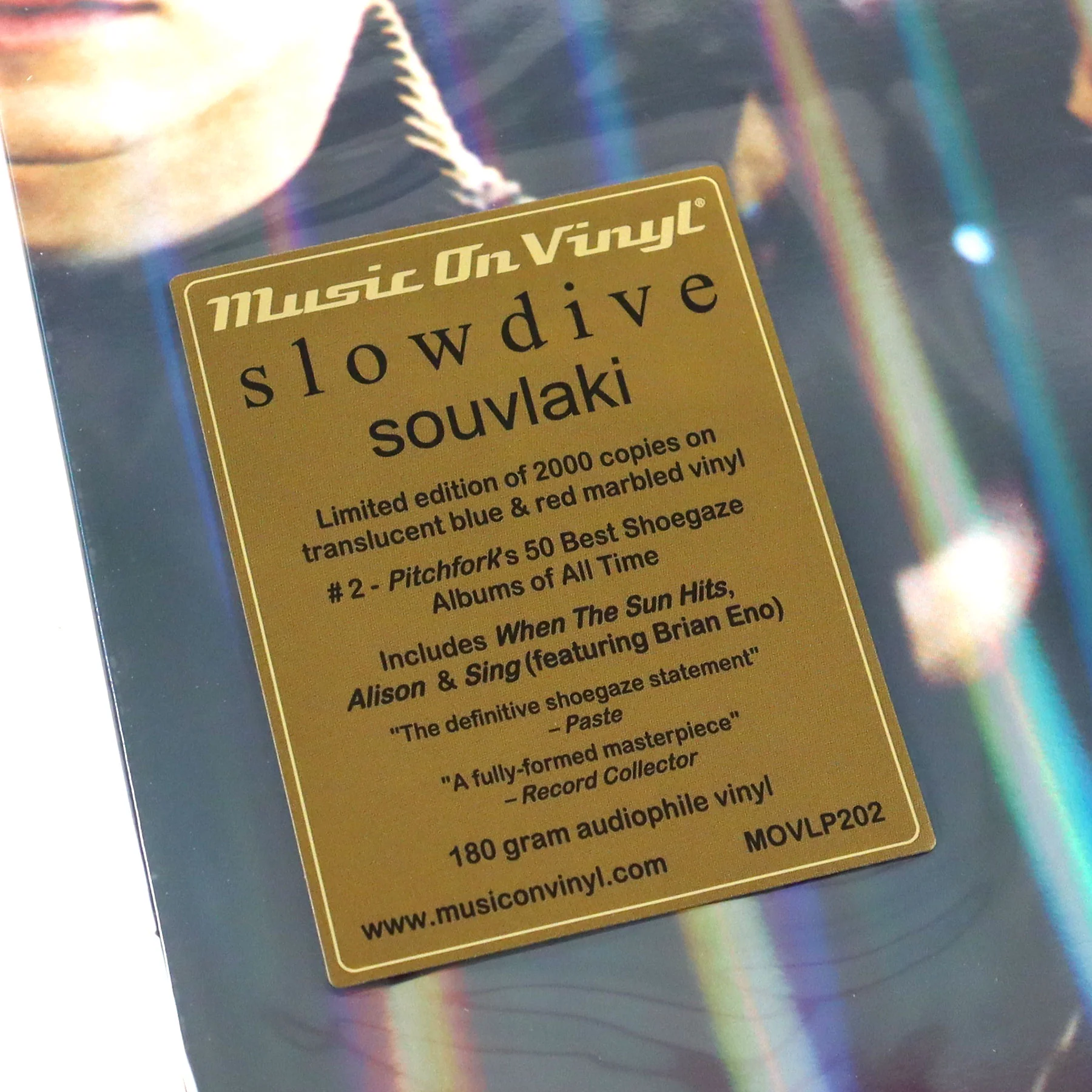 Slowdive: Souvlaki (180g, Blue & Red Marble Colored Vinyl) Vinyl LP - Image 4