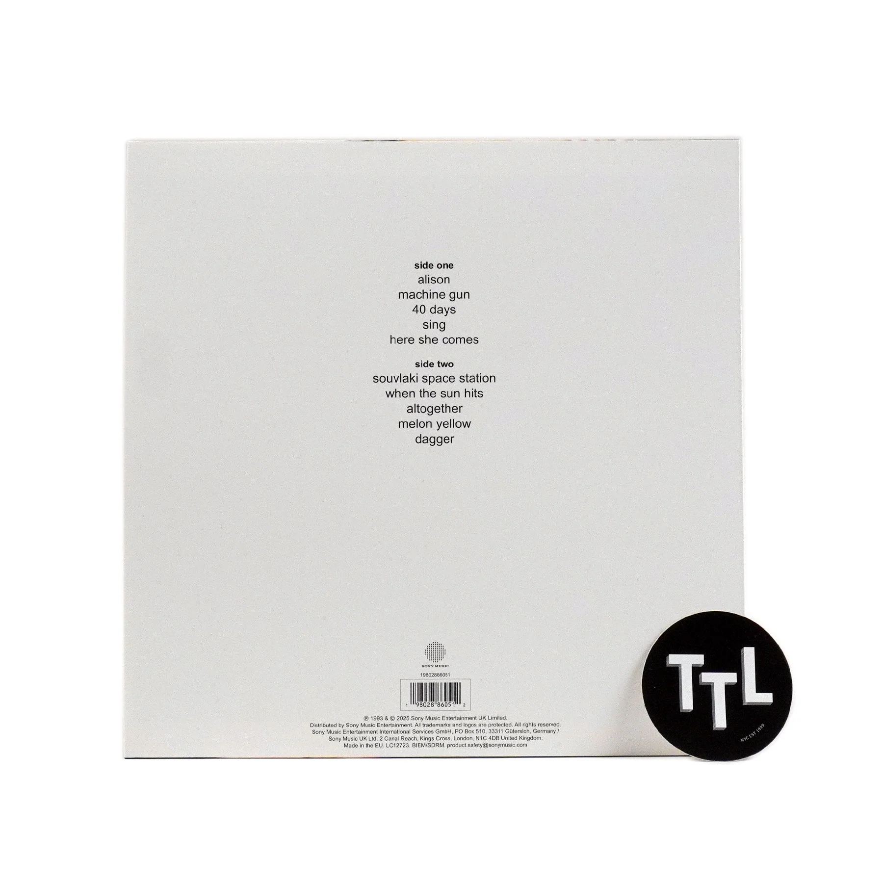 Slowdive: Souvlaki Vinyl LP - Image 3
