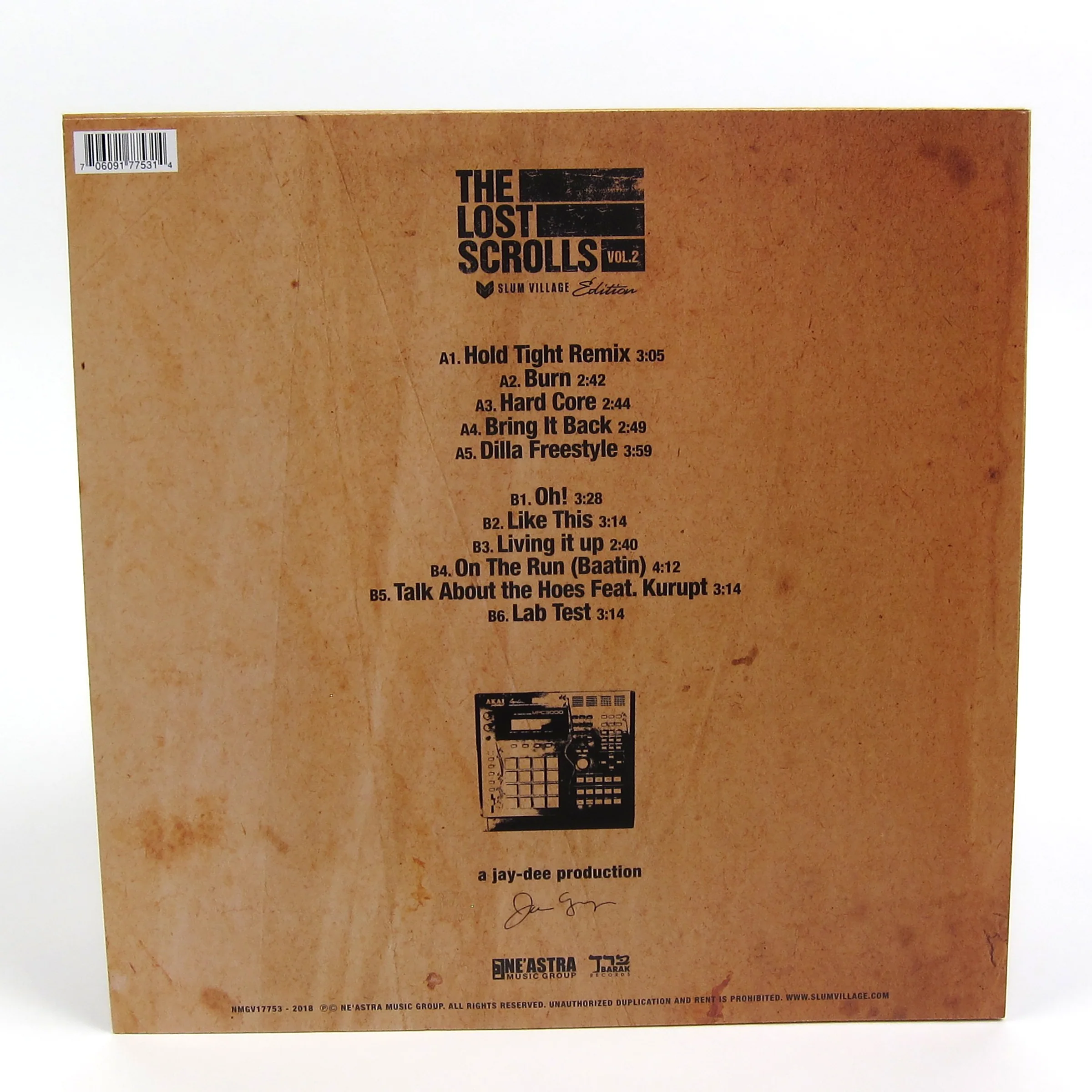 J Dilla: The Lost Scrolls 2 - Slum Village Edition Vinyl LP - Image 2