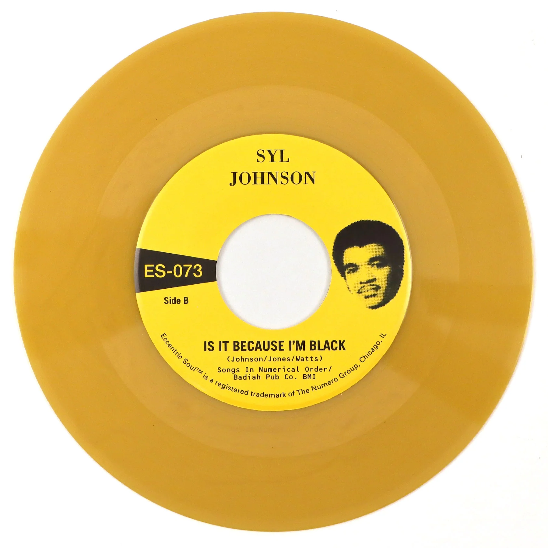 Syl Johnson: Different Strokes / Is It Because I'm Black (Indie Exclusive Colored Vinyl) Vinyl 7" - Image 3