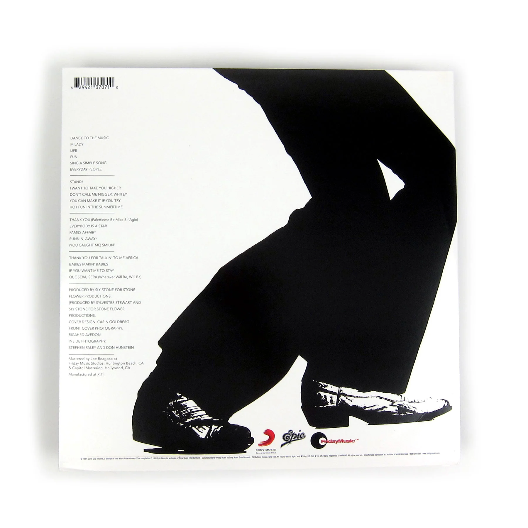 Sly & The Family Stone: Anthology (180g, Grey Swirl Colored Vinyl) Vinyl 2LP - Image 3