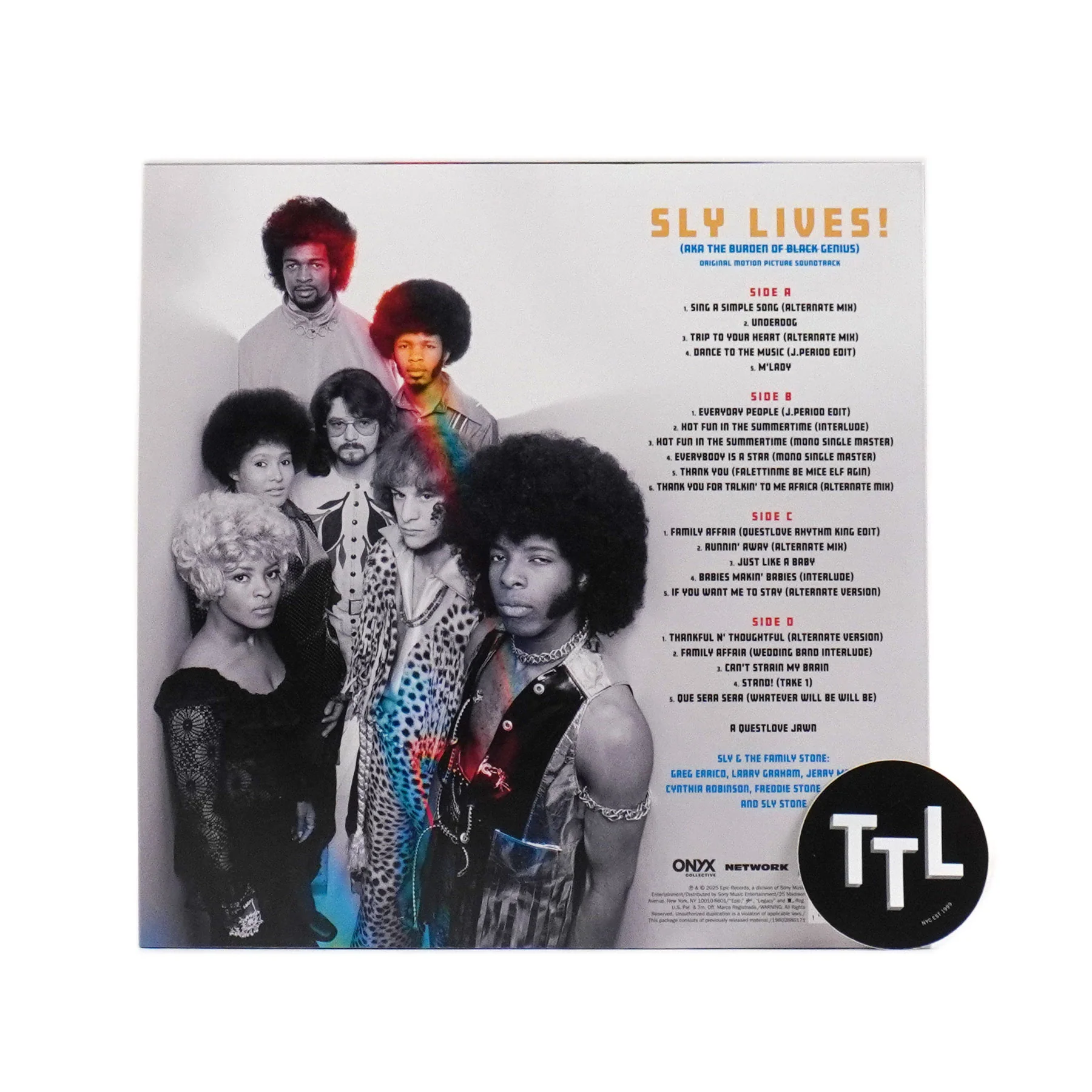 Sly & the Family Stone: SLY LIVES! Soundtrack Vinyl 2LP - Image 3
