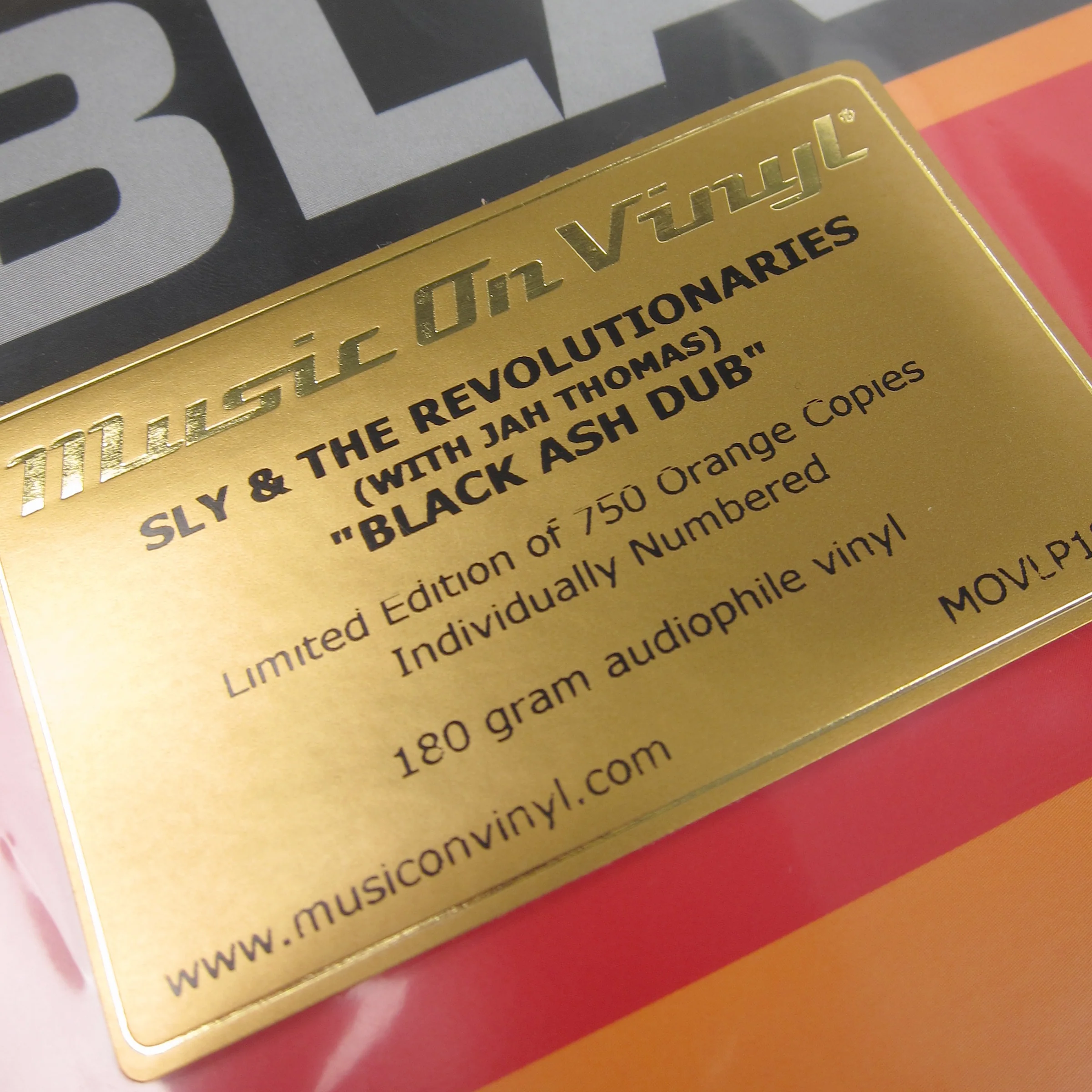 Sly & The Revolutionaries With Jah Thomas: Black Ash Dub (Music On Vinyl 180g, Colored Vinyl) Vinyl LP - Image 3