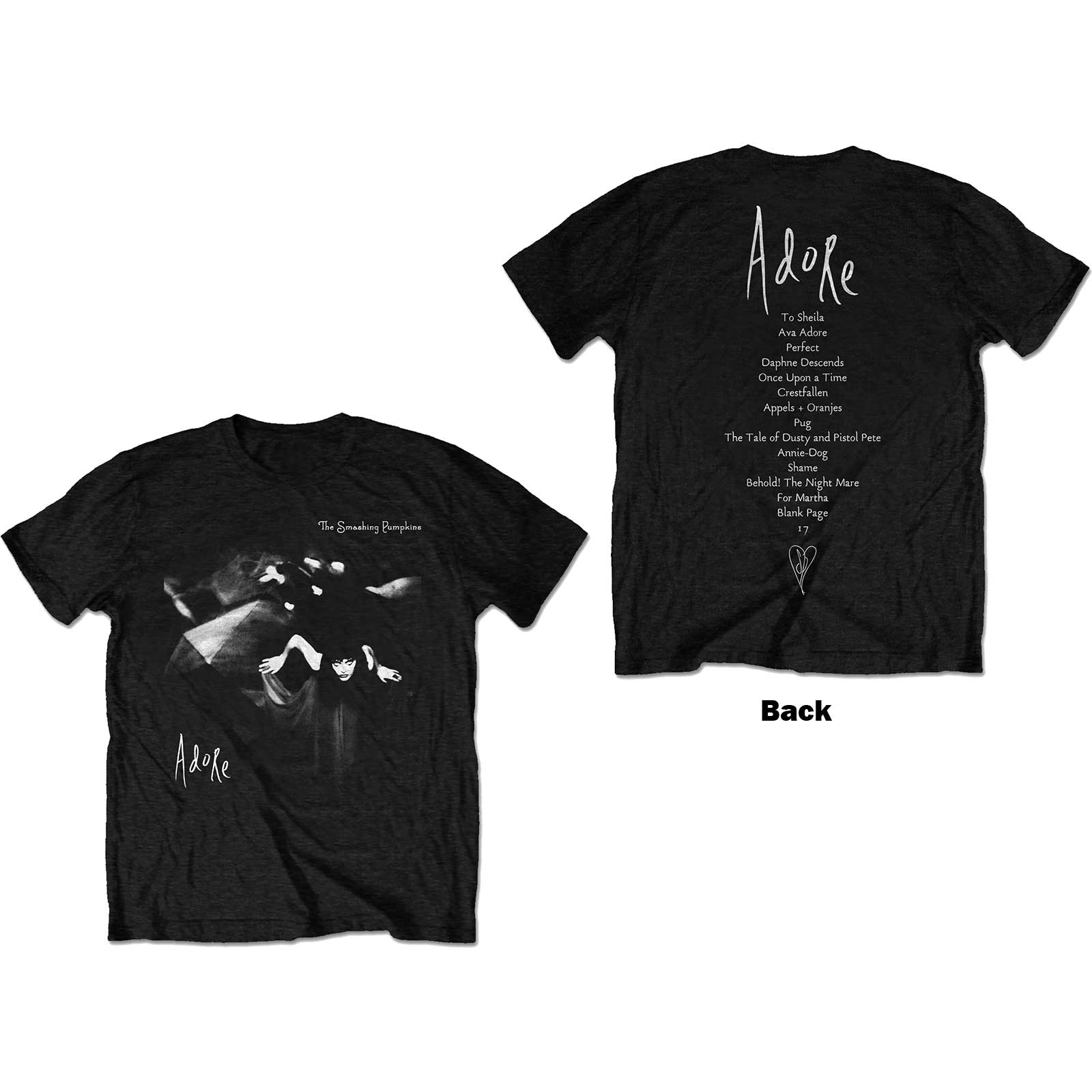 Smashing Pumpkins: Adore Shirt - Black - Image 3