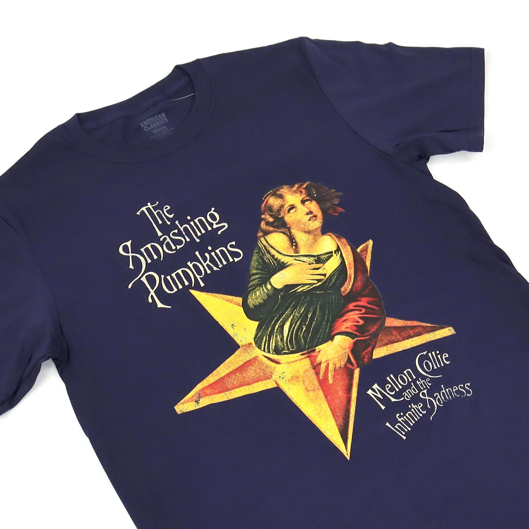 Smashing Pumpkins: Mellon Collie And The infinite Sadness Shirt - Navy - Image 2