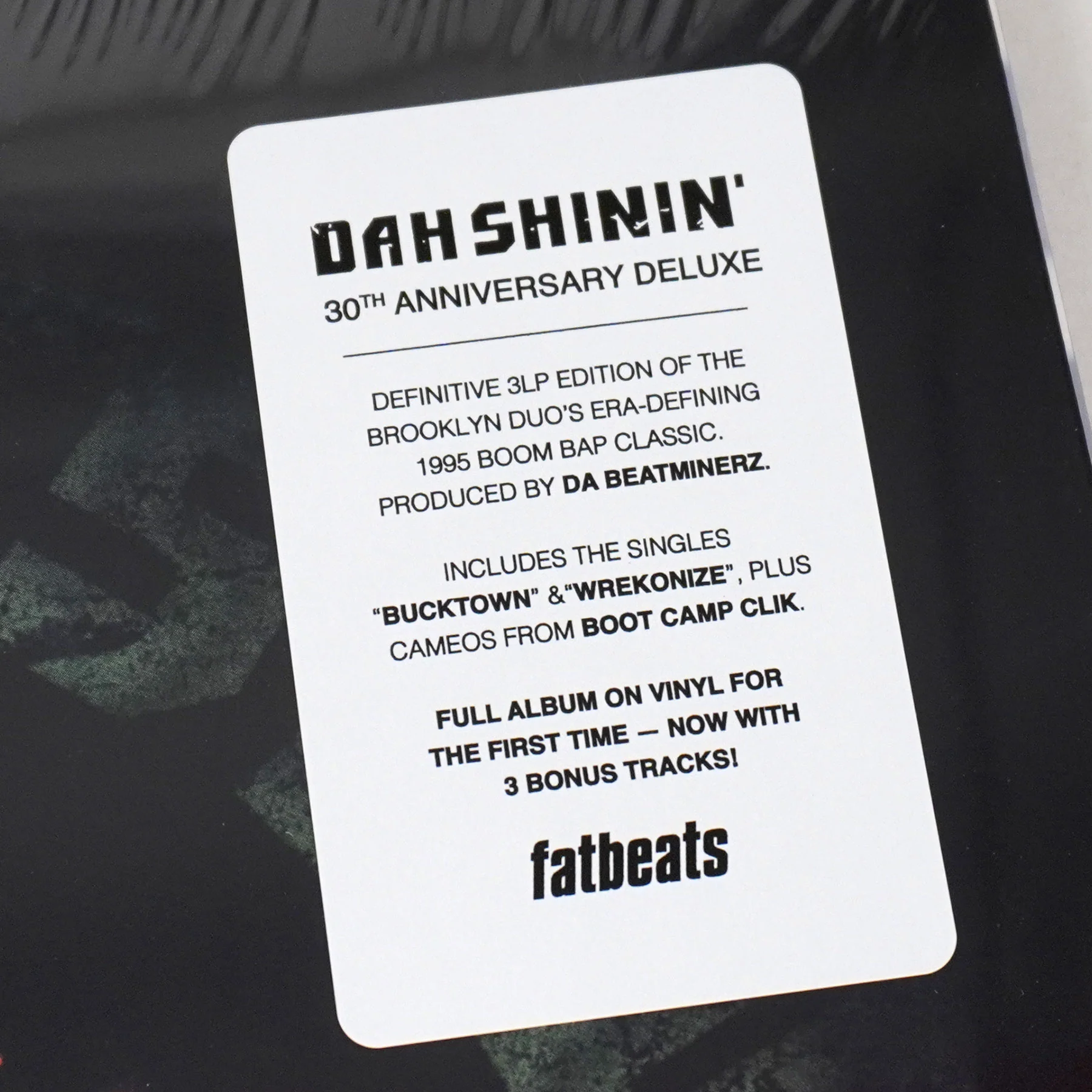 Smif-N-Wessun: Dah Shinin' - Deluxe Edition Vinyl 3LP - Image 4