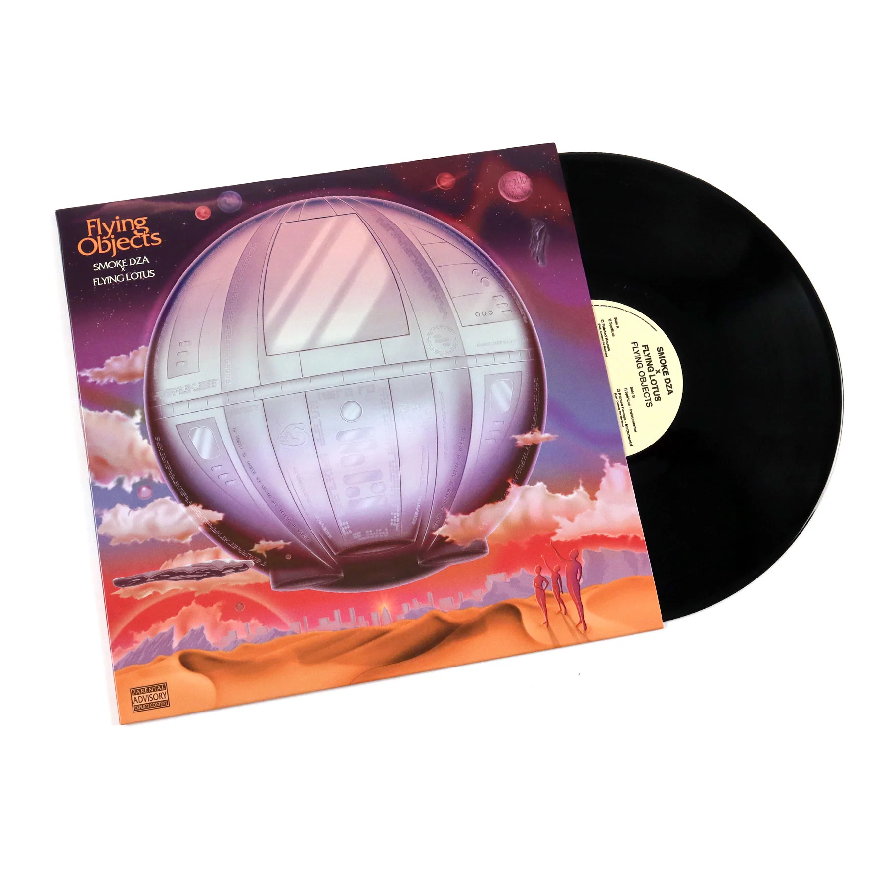 Smoke DZA & Flying Lotus: Flying Objects Vinyl LP