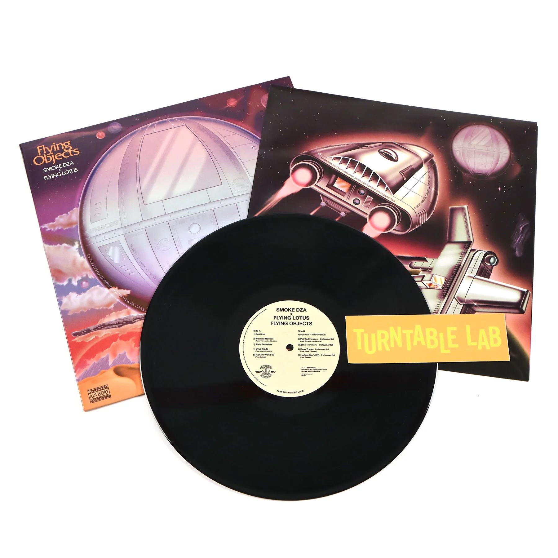 Smoke DZA & Flying Lotus: Flying Objects Vinyl LP - Image 2
