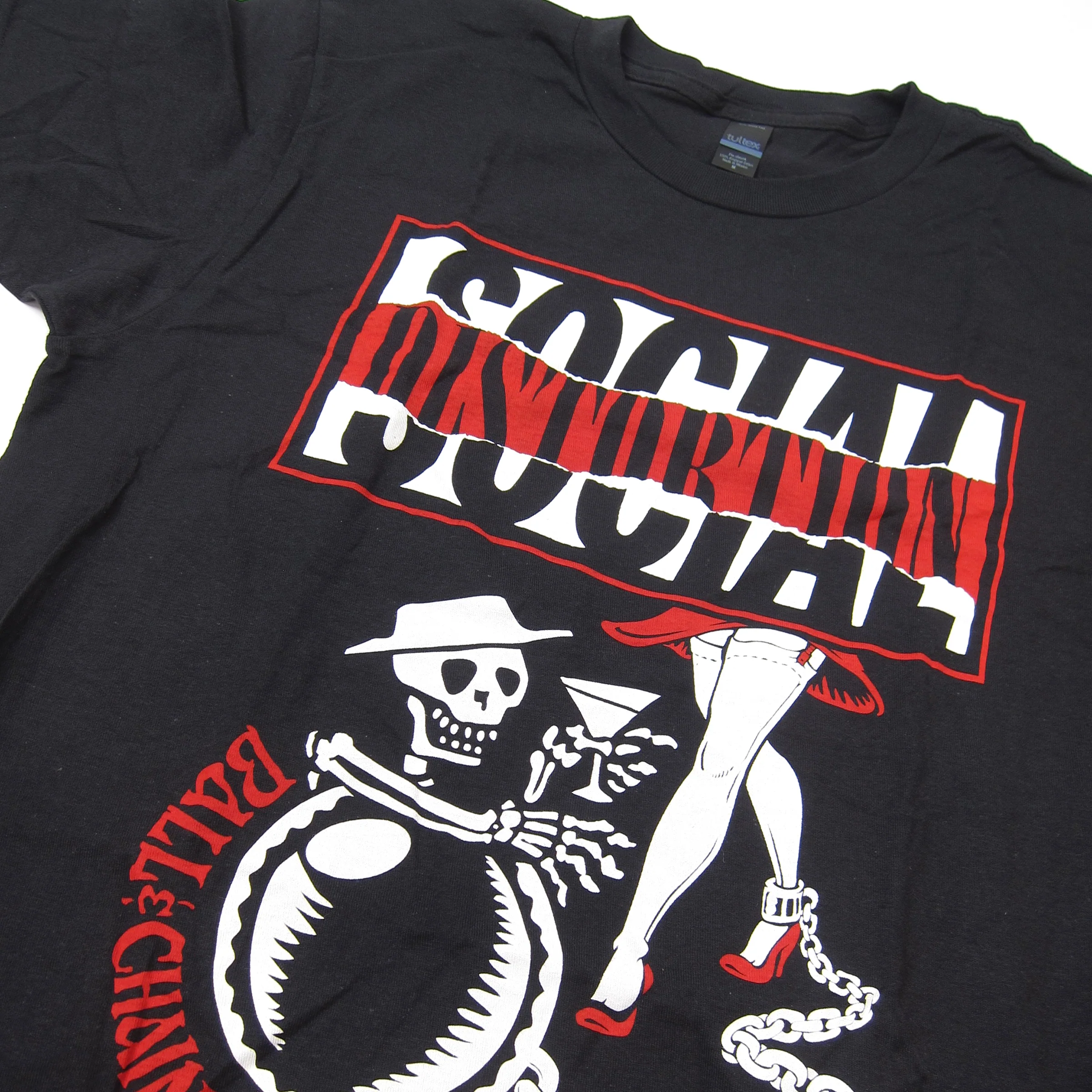 Social Distortion: Ball & Chain Tour Shirt - Coal - Image 2