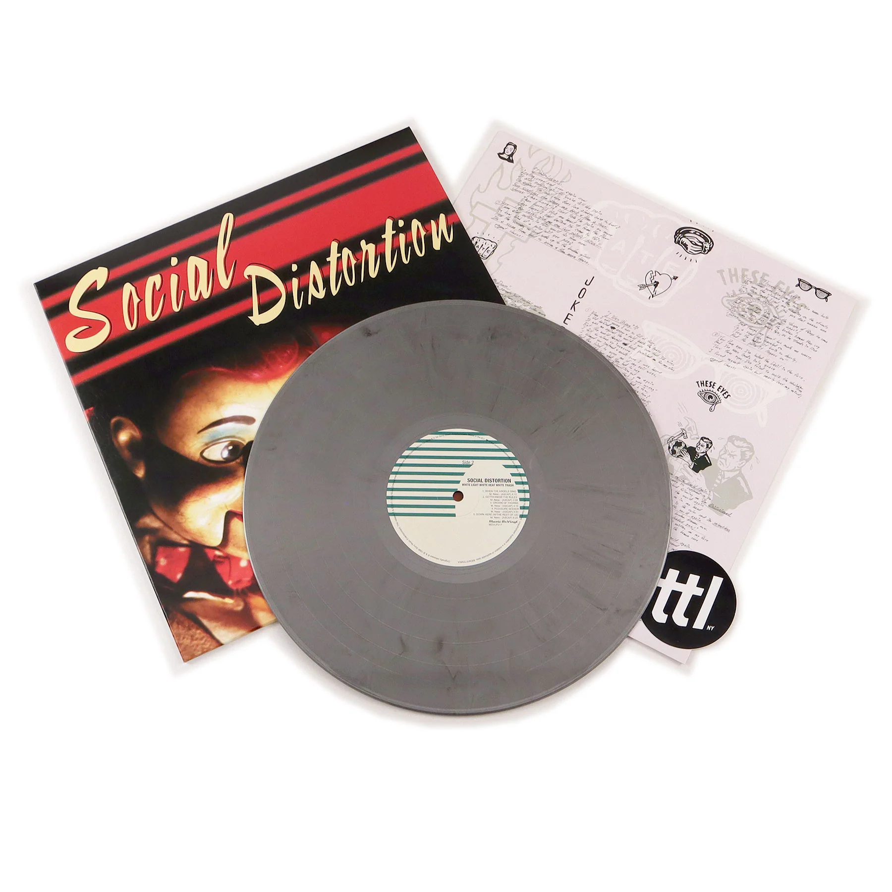 Social Distortion: White Light, White Heat, White Trash (Music On Vinyl 180g, Silver Colored Vinyl) Vinyl LP - Image 2