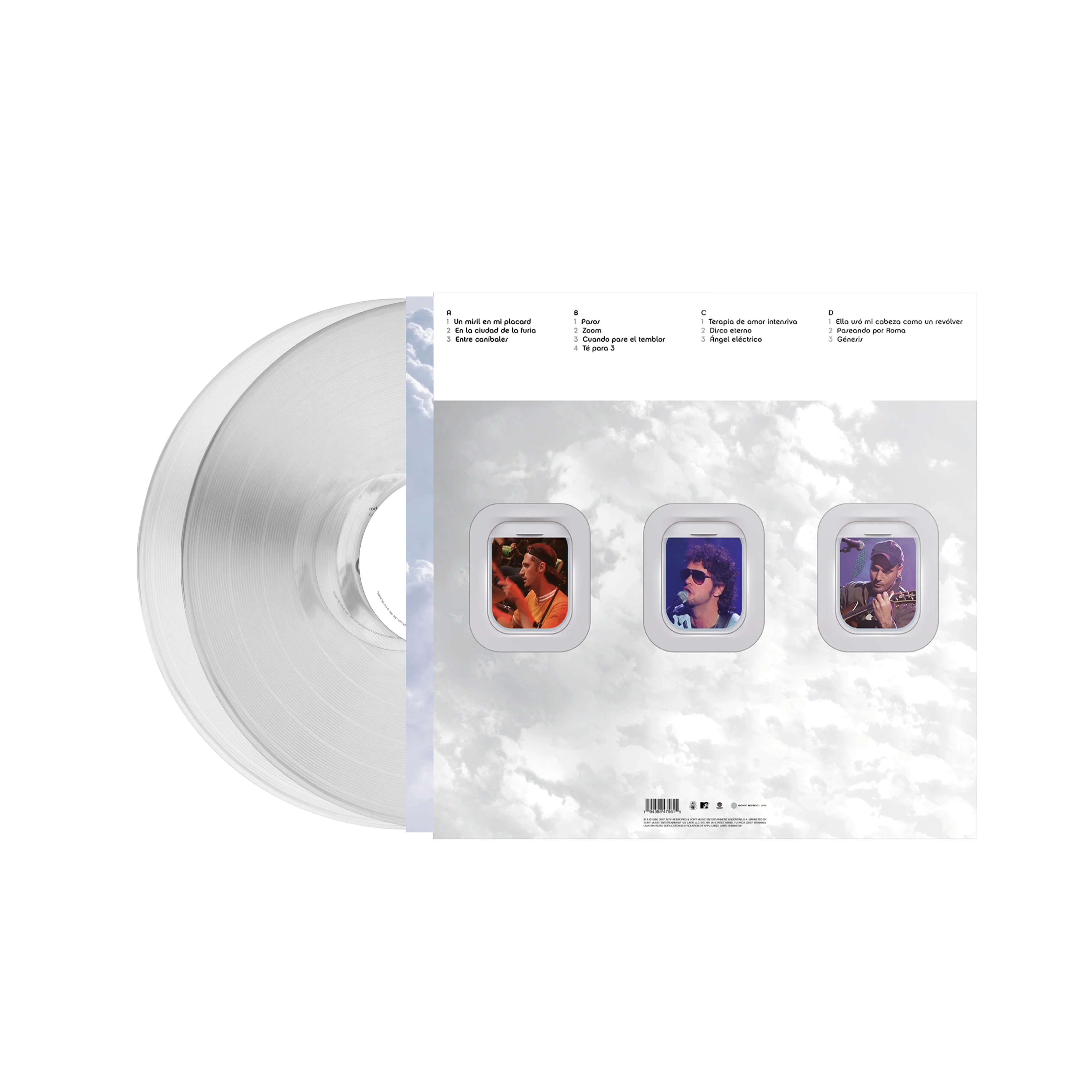 Soda Stereo: Comfort Y Musica Para Volar - MTV Unplugged (Colored Vinyl) Vinyl 2LP - PRE-ORDER - Image 3