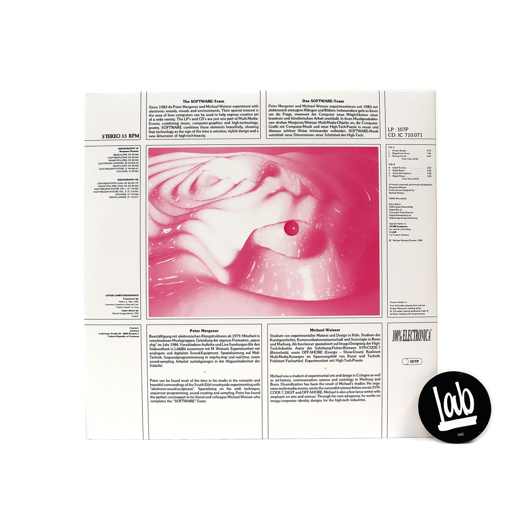 Software: Digital-Dance (180g, White Colored Vinyl) Vinyl LP - Image 3