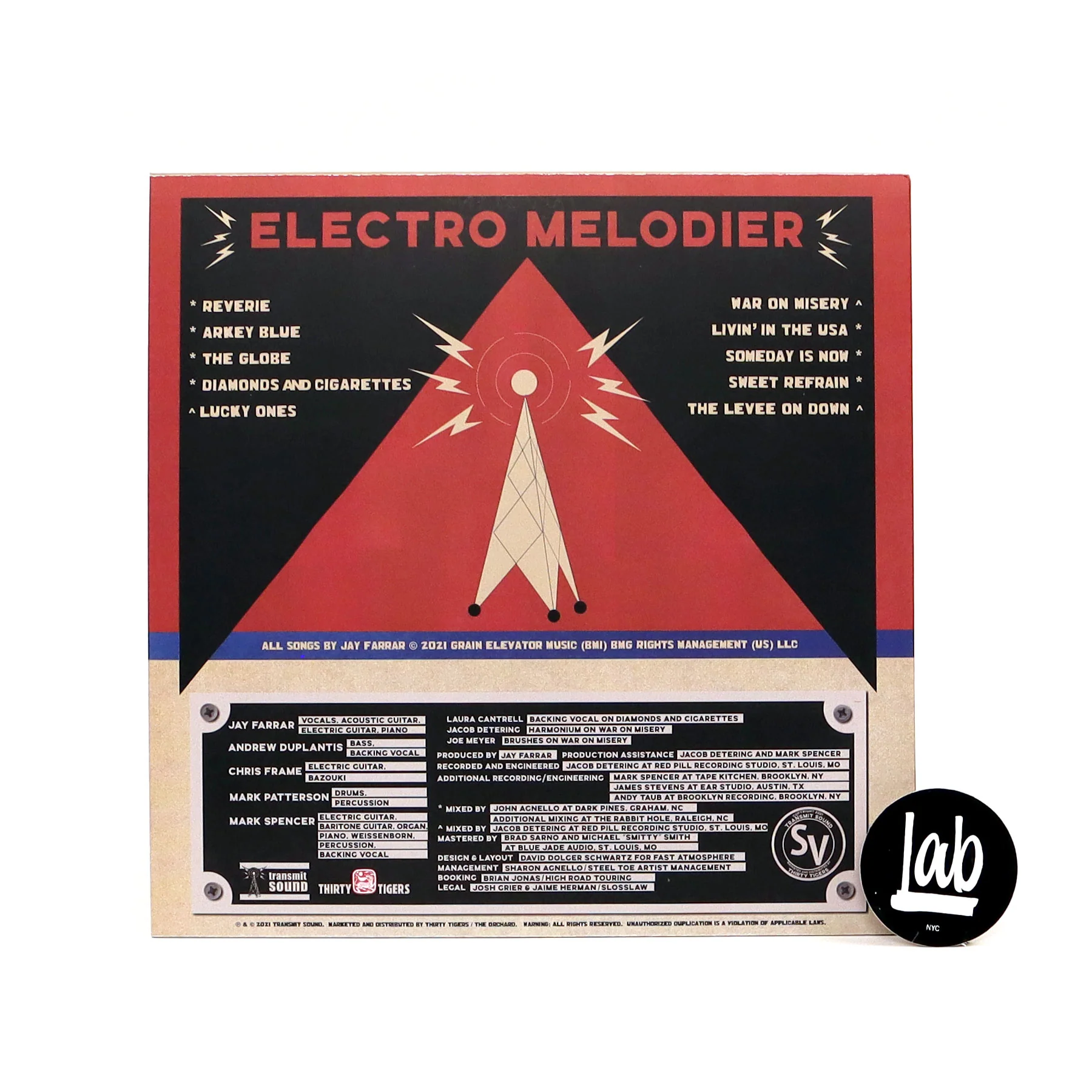 Son Volt: Electro Melodier (Indie Exclusive Colored Vinyl) Vinyl LP - Image 3