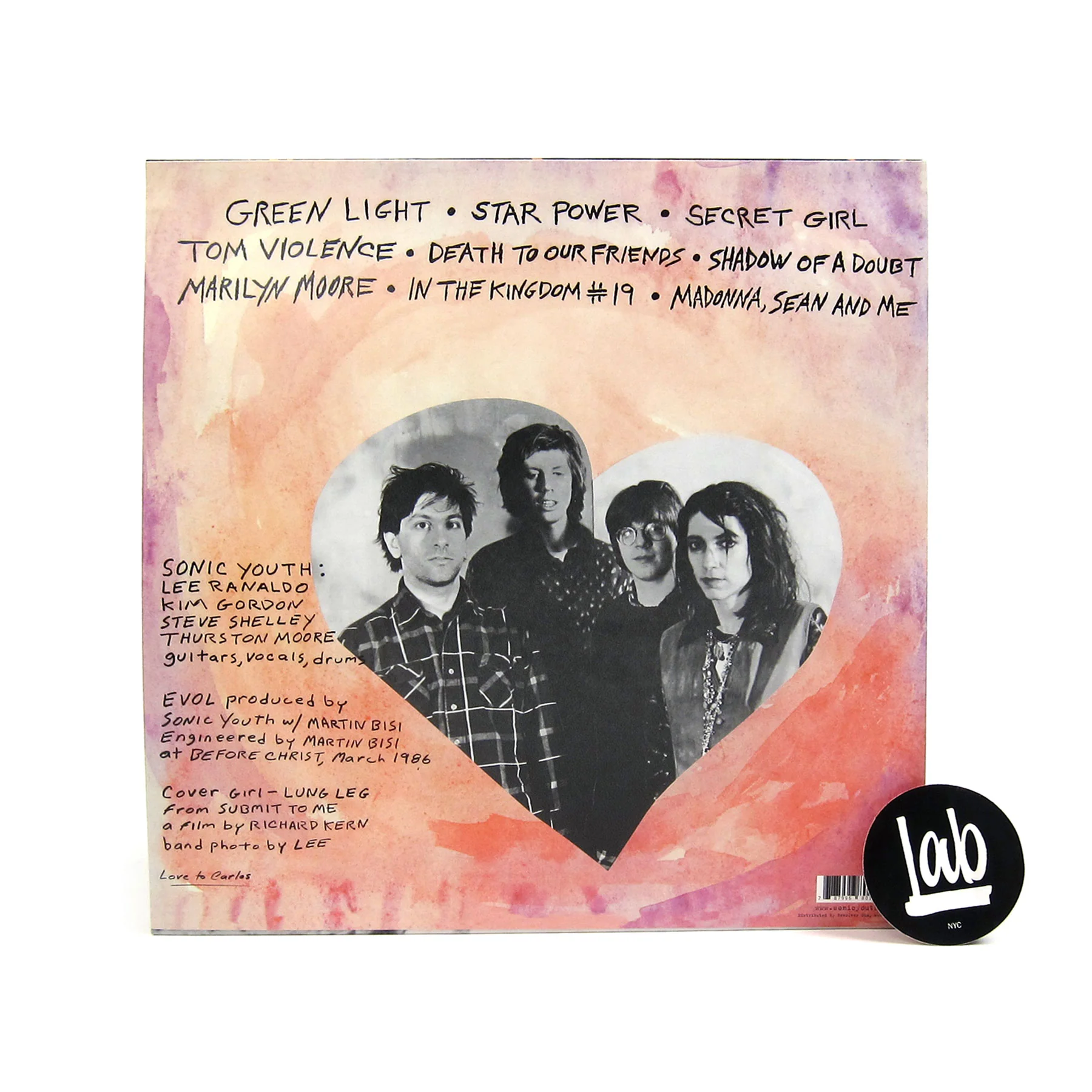 Sonic Youth: Evol Vinyl LP - Image 3