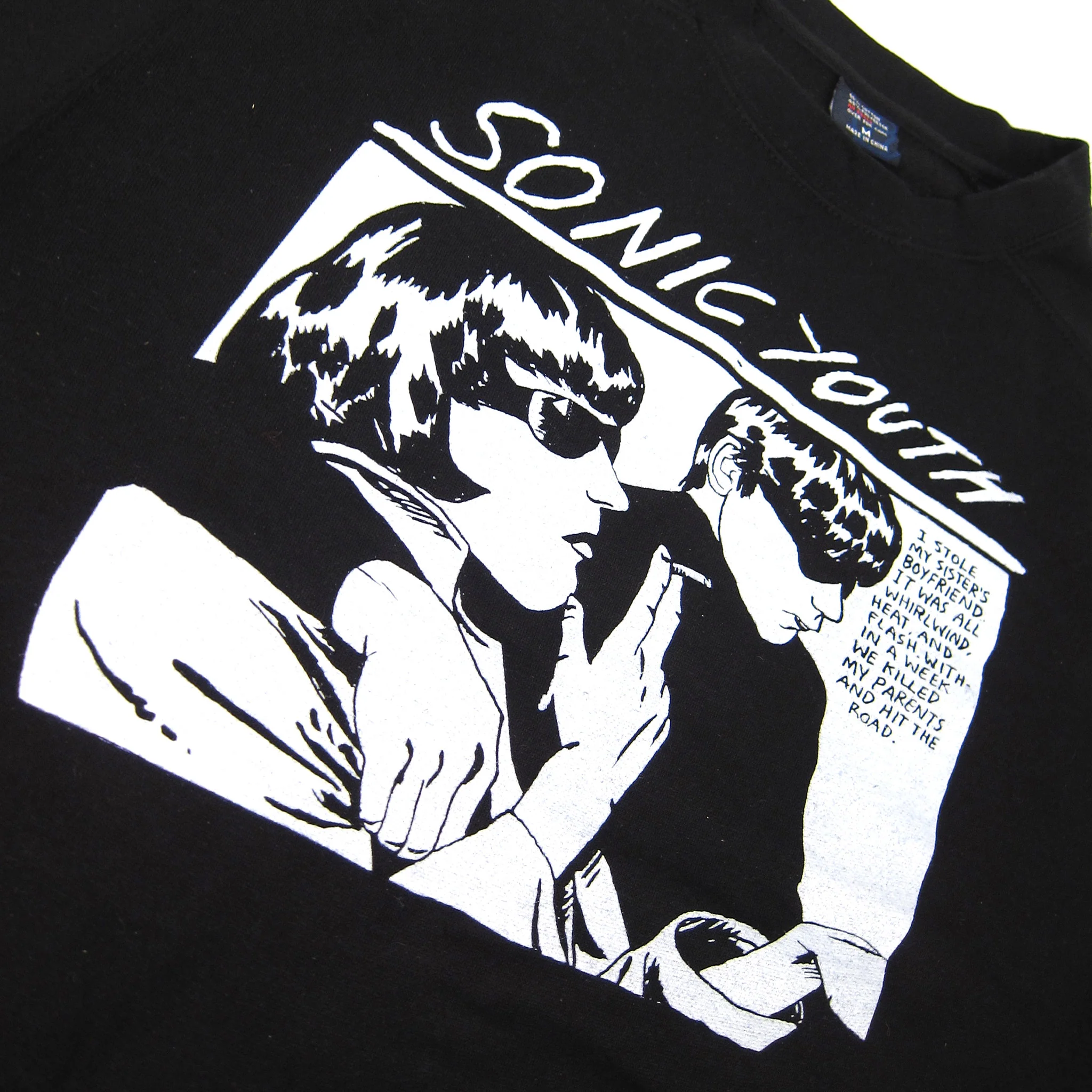 Sonic Youth: Goo Crewneck Sweatshirt - Black - Image 2