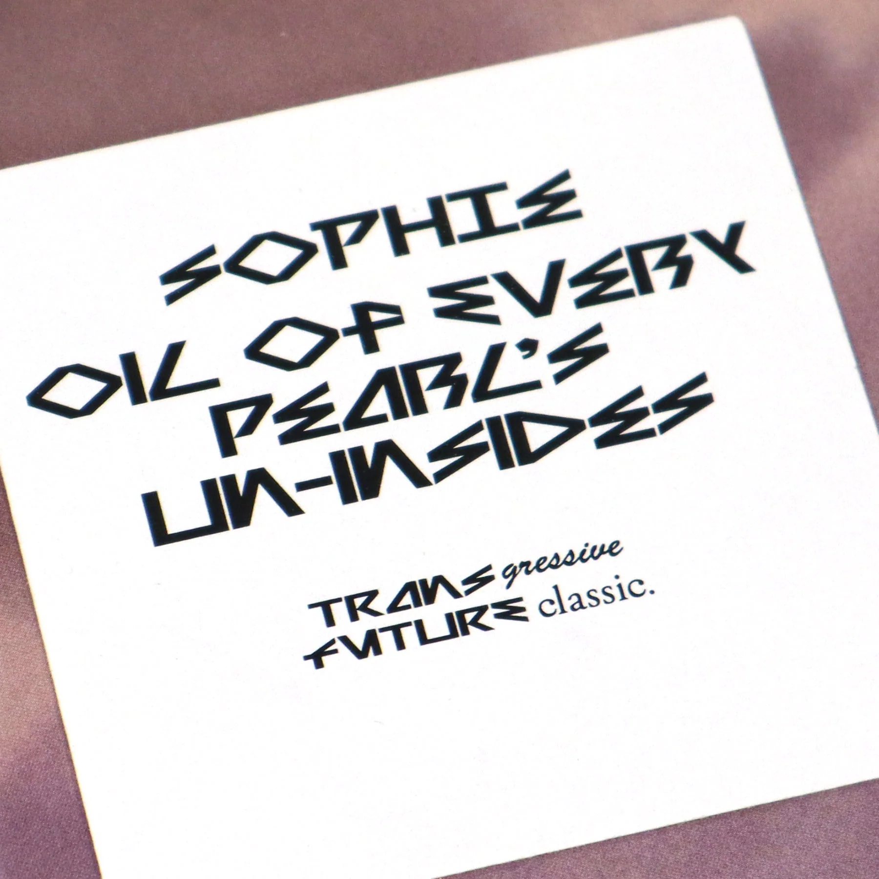 Sophie: Oil Of Every Pearl's Un-Insides (Import, Colored Vinyl) Vinyl LP - Image 5