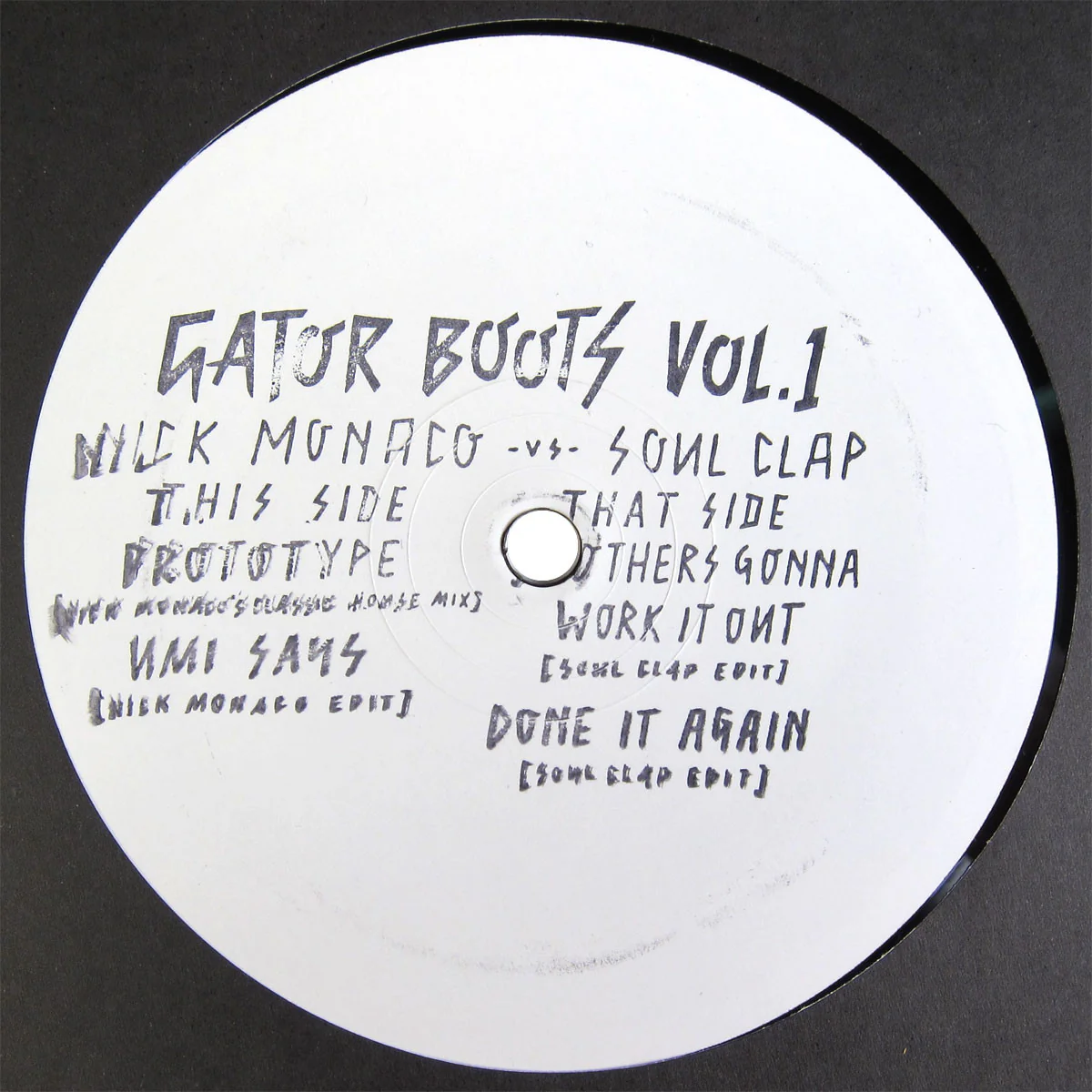 Soul Clap & Nick Monaco: Gator Boots Vol.1 (Umi Says, Grace Jones) 12" - Image 2