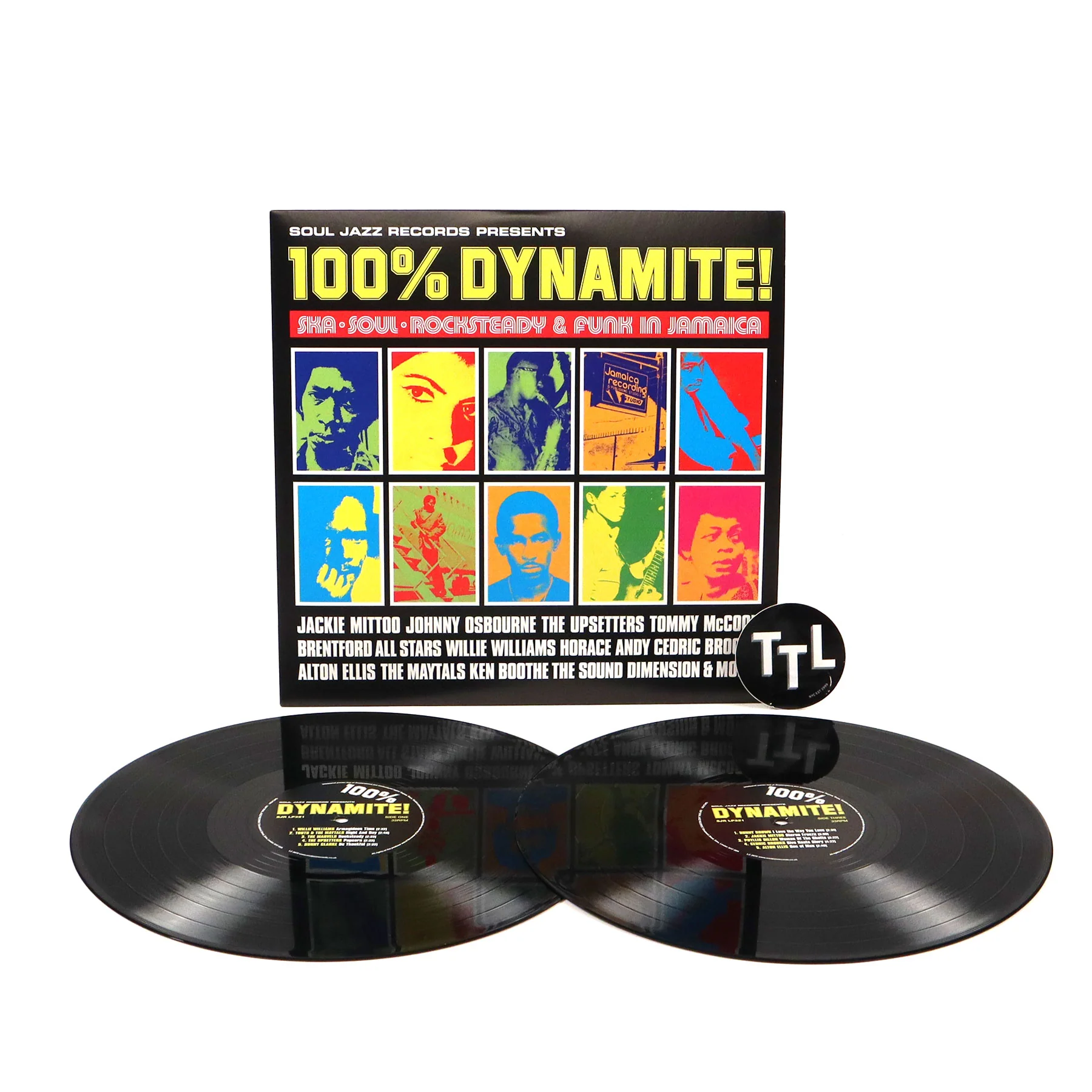 Soul Jazz Records: 100% Dynamite! - Soul, Ska, Rocksteady & Funk In Jamaica Vinyl 2LP - Image 2