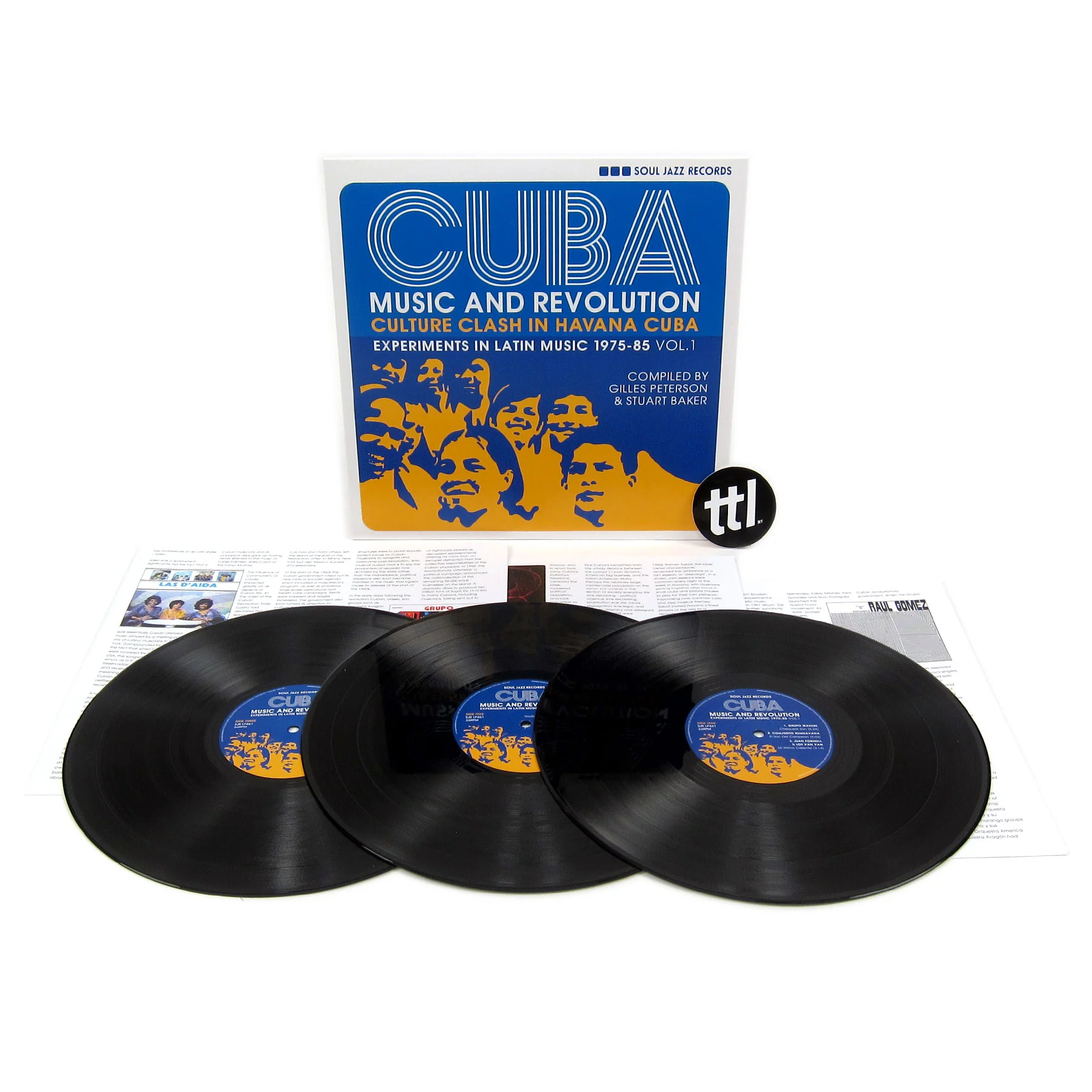 Soul Jazz Records: Cuba - Music And Revolution - Culture Clash in Havana 1975-85 Vinyl 3LP - Image 2