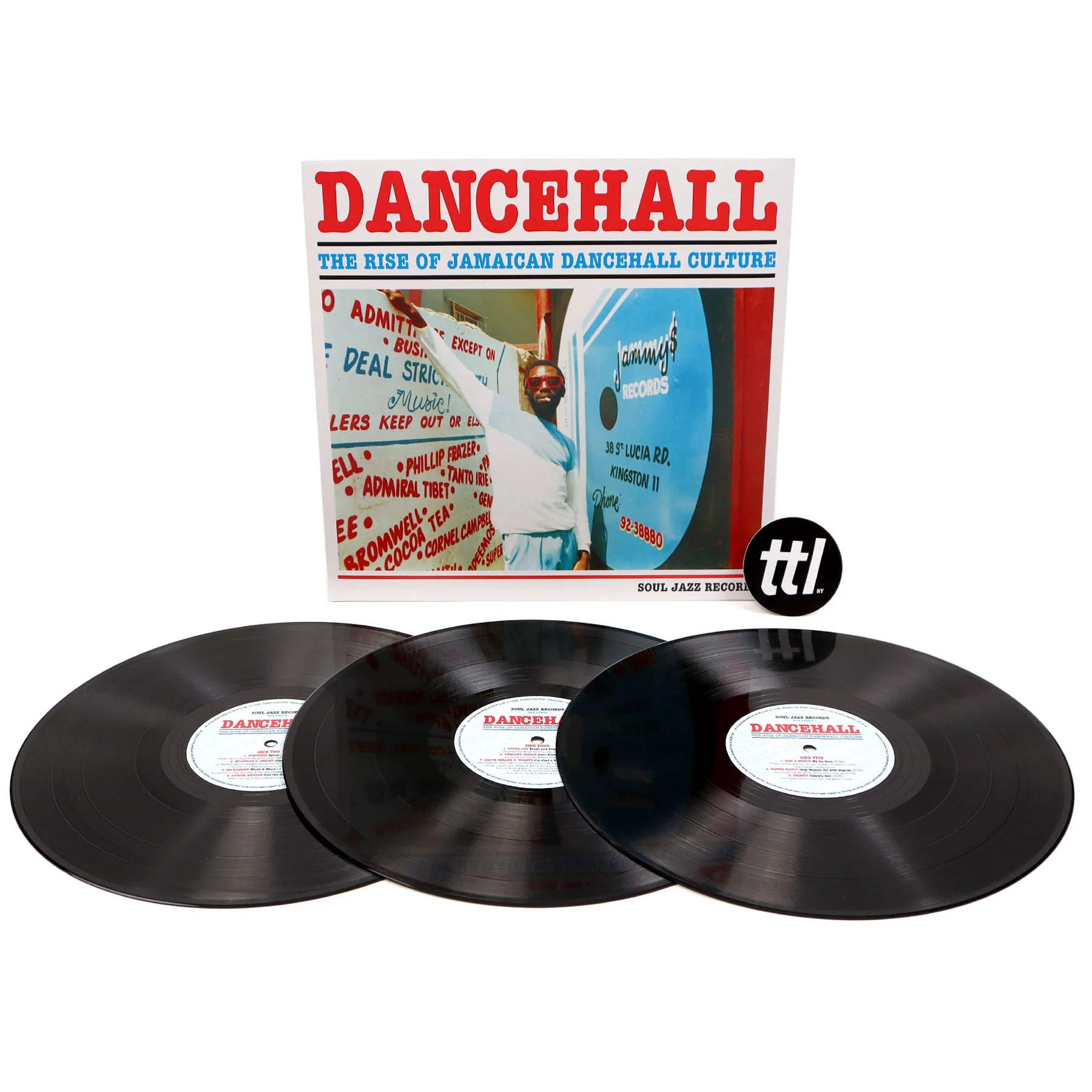 Soul Jazz Records: Dancehall - The Rise Of Jamaican Dancehall Culture Vinyl 3LP - Image 2