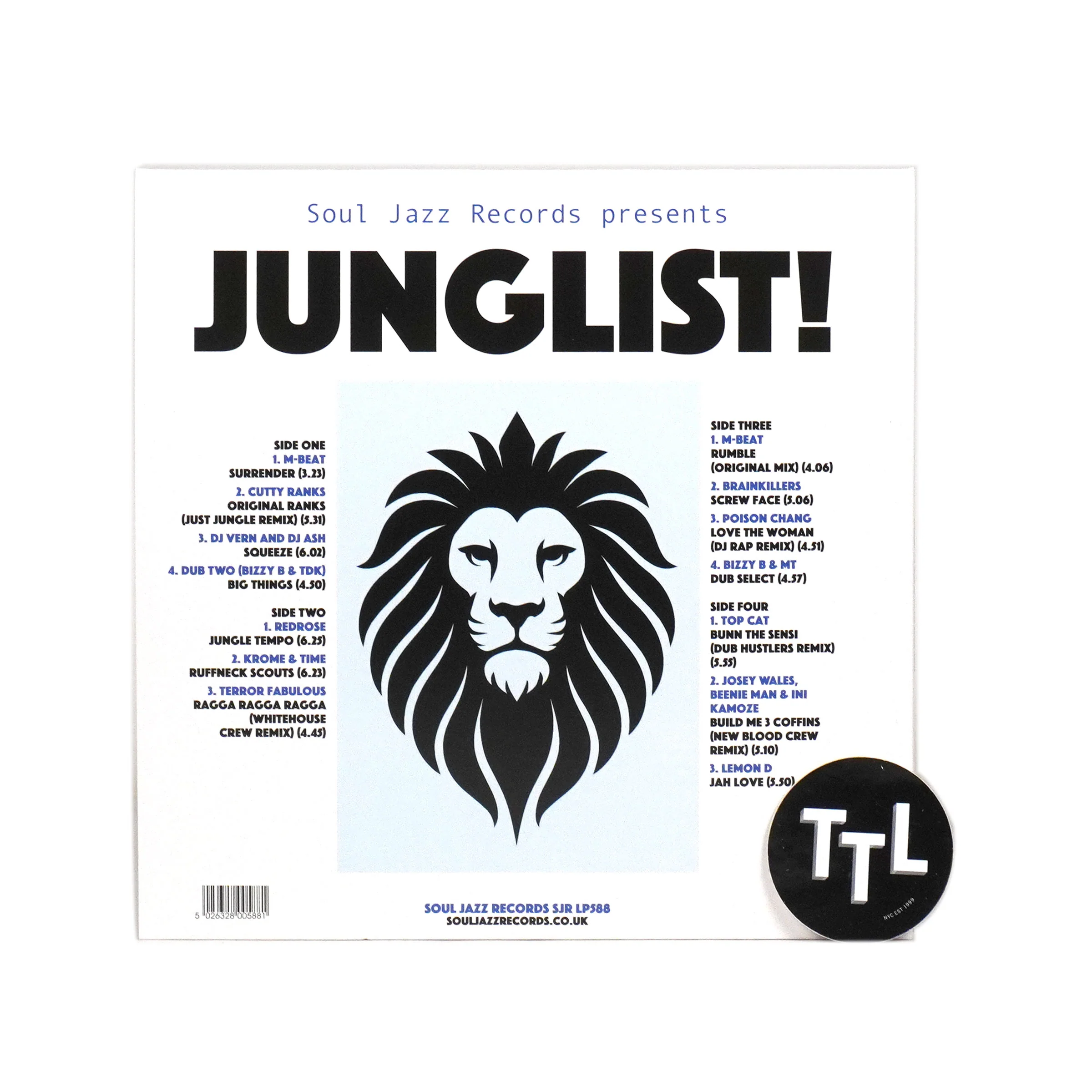 Soul Jazz Records: JUNGLIST! Old Skool Ragga, D&B, Jungle 1993-95 Vinyl 2LP - Image 3