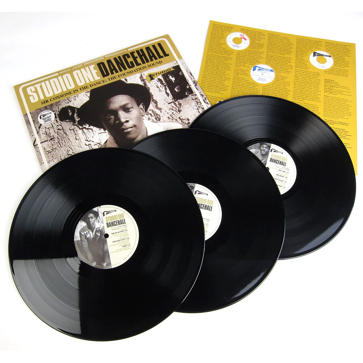 Soul Jazz Records: Studio One Dancehall - Sir Coxsone In The Dance The Foundation Sound (Limited Edition, Free MP3) Vinyl 3LP - Image 2
