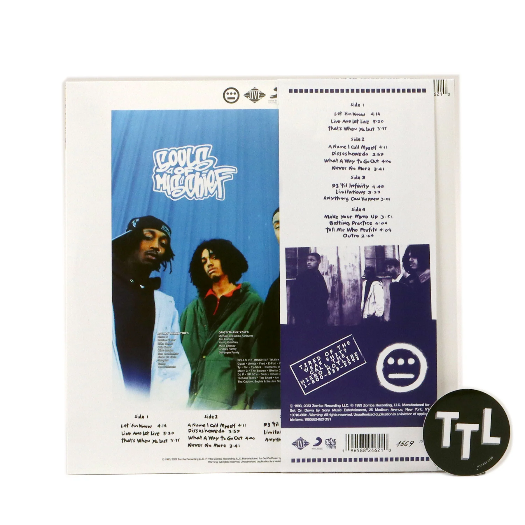 Souls Of Mischief: 93 'Til Infinity (Colored Vinyl) Vinyl 2LP - LIMIT 1 PER CUSTOMER - Image 3