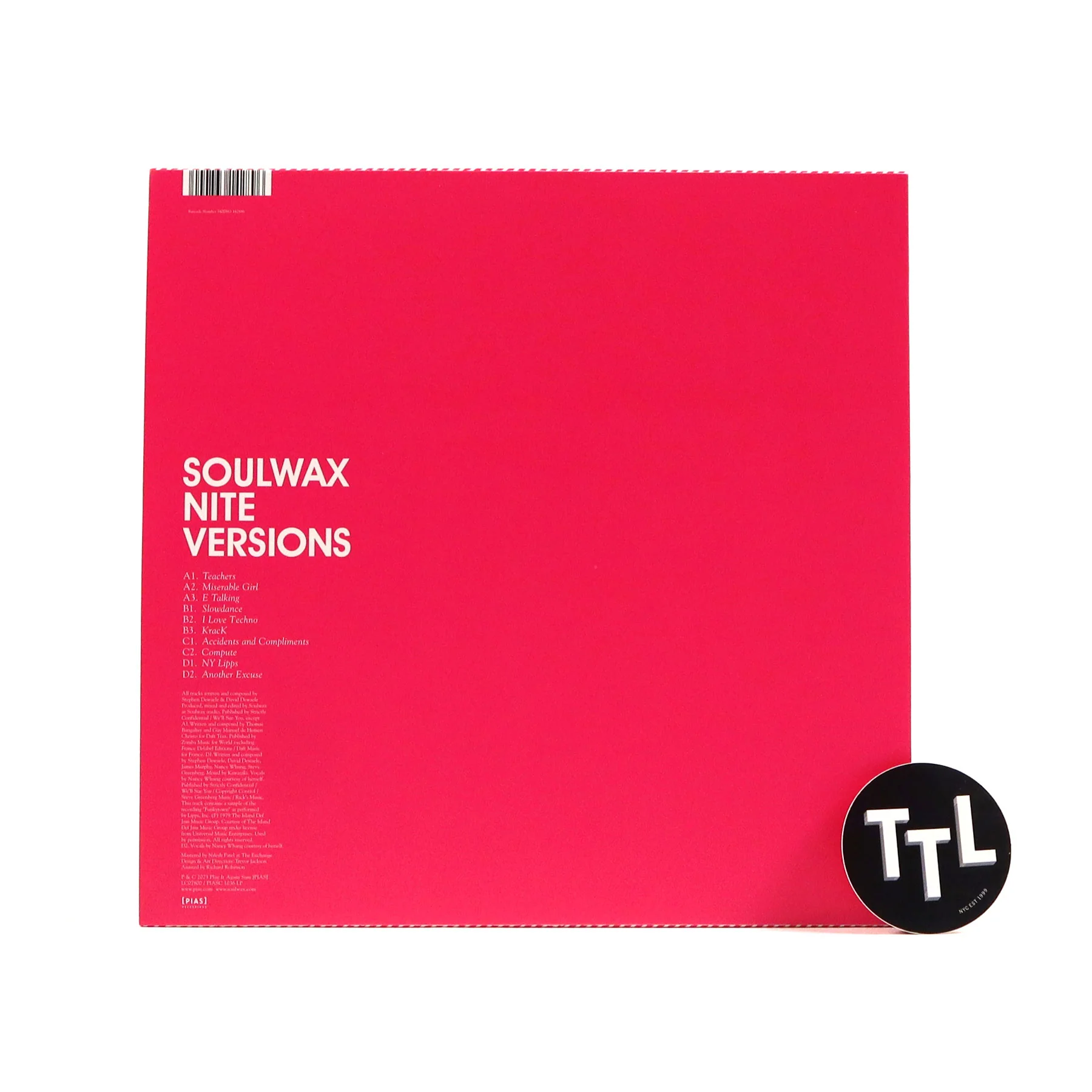 Soulwax: Nite Versions (Mixed) Vinyl 2LP - Image 3
