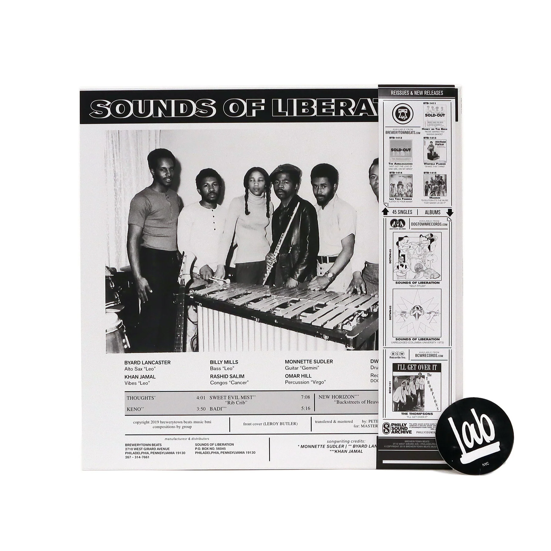 Sounds Of Liberation: Unreleased - Columbia University 1973 Vinyl LP - Image 2