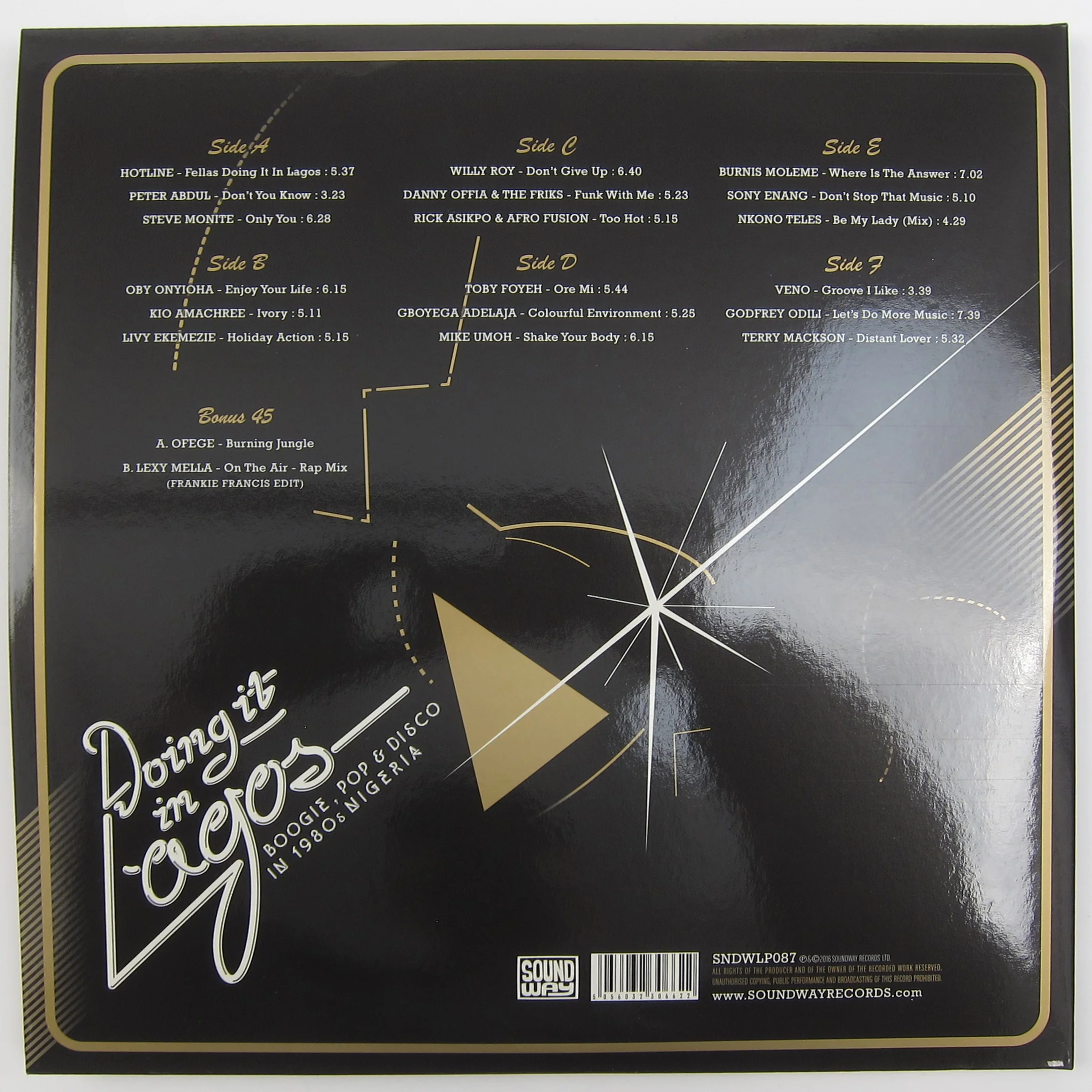 Soundway: Doing It In Lagos - Boogie, Pop & Disco In 1980s Nigeria Vinyl 3LP+7" - Image 3