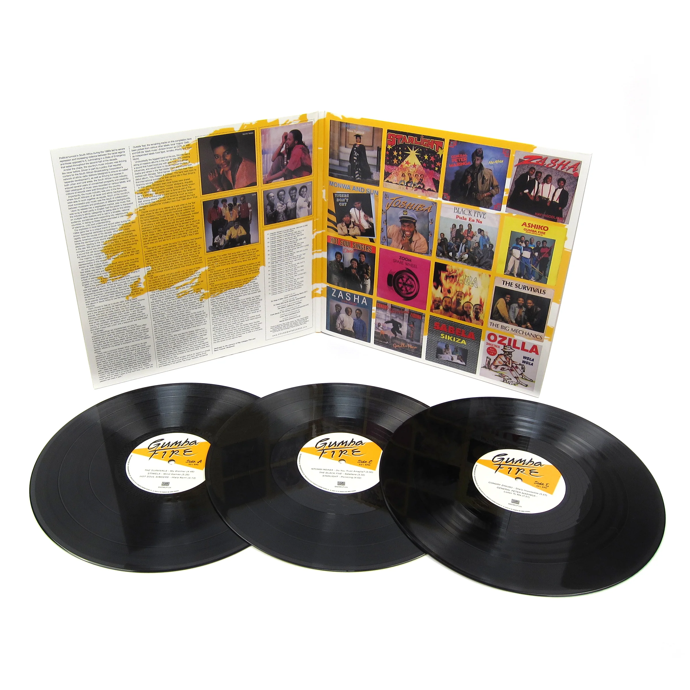 Soundway: Gumba Fire - Bubblegum Soul & Synth-Boogie in 1980s South Africa Vinyl 3LP - Image 3